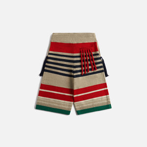 Craig Green Stripe Shorts - Red Landscape Stripe