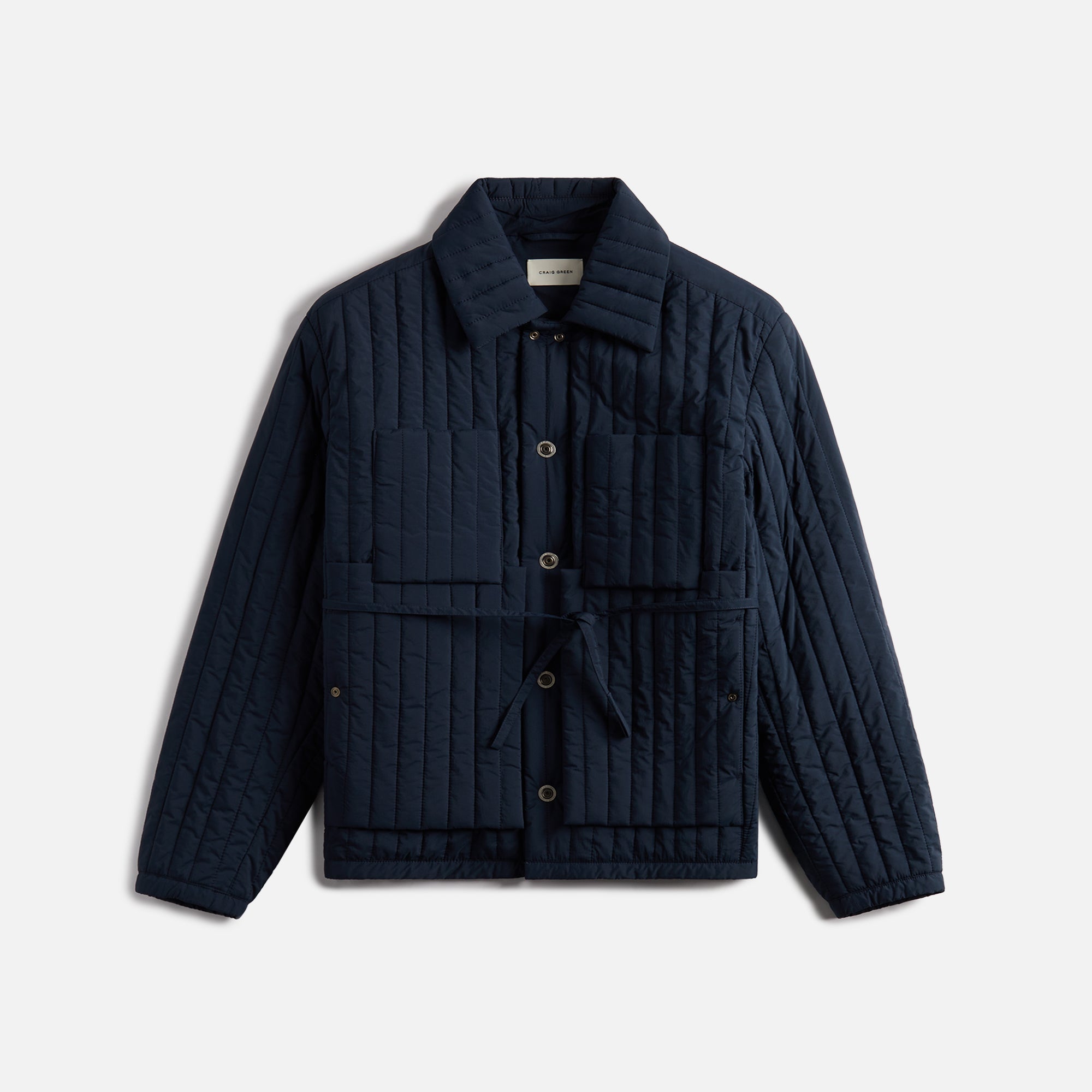 Craig Green Quilted Worker Jacket - Navy – Kith Europe