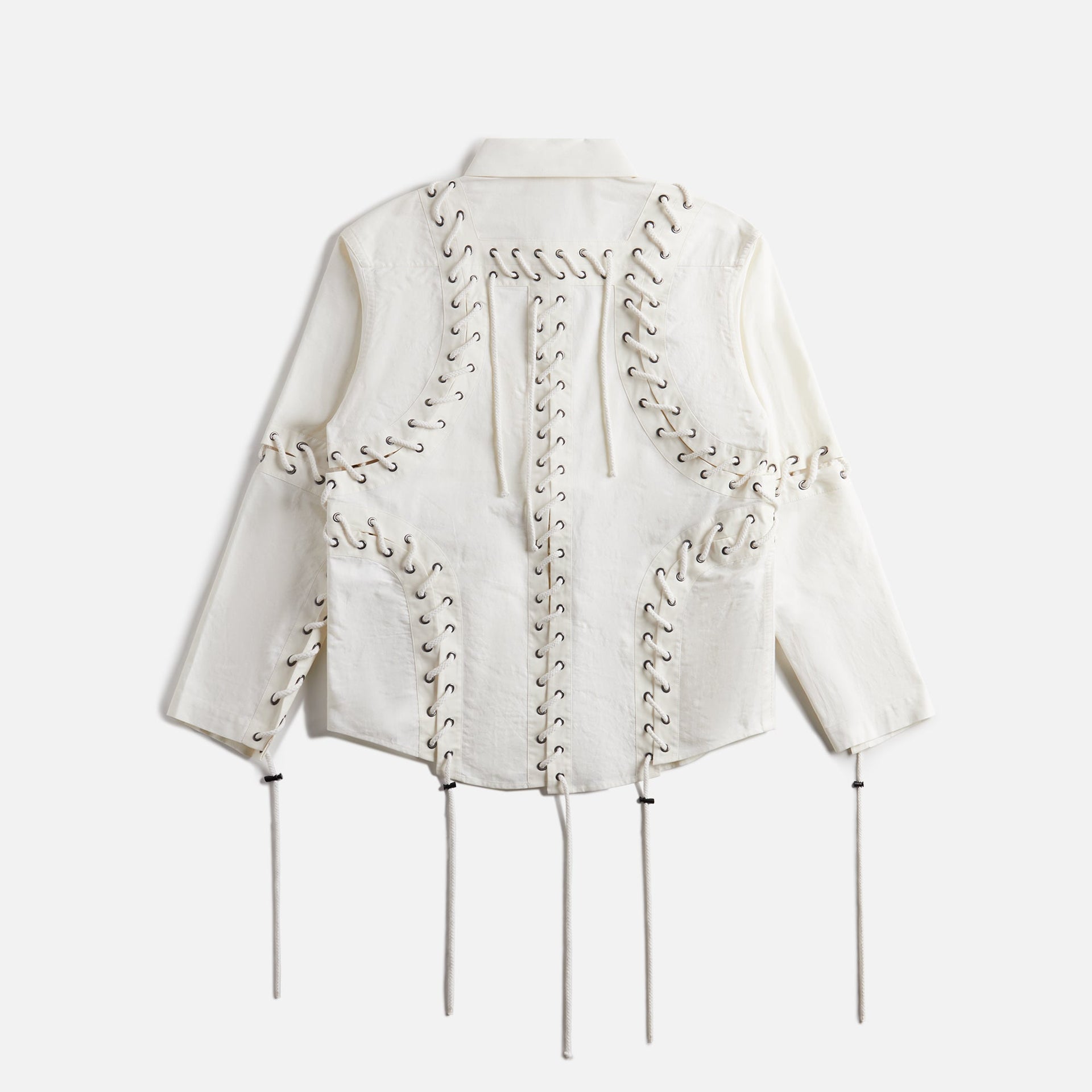 Craig Green Deconstructed Lace Shirt - White