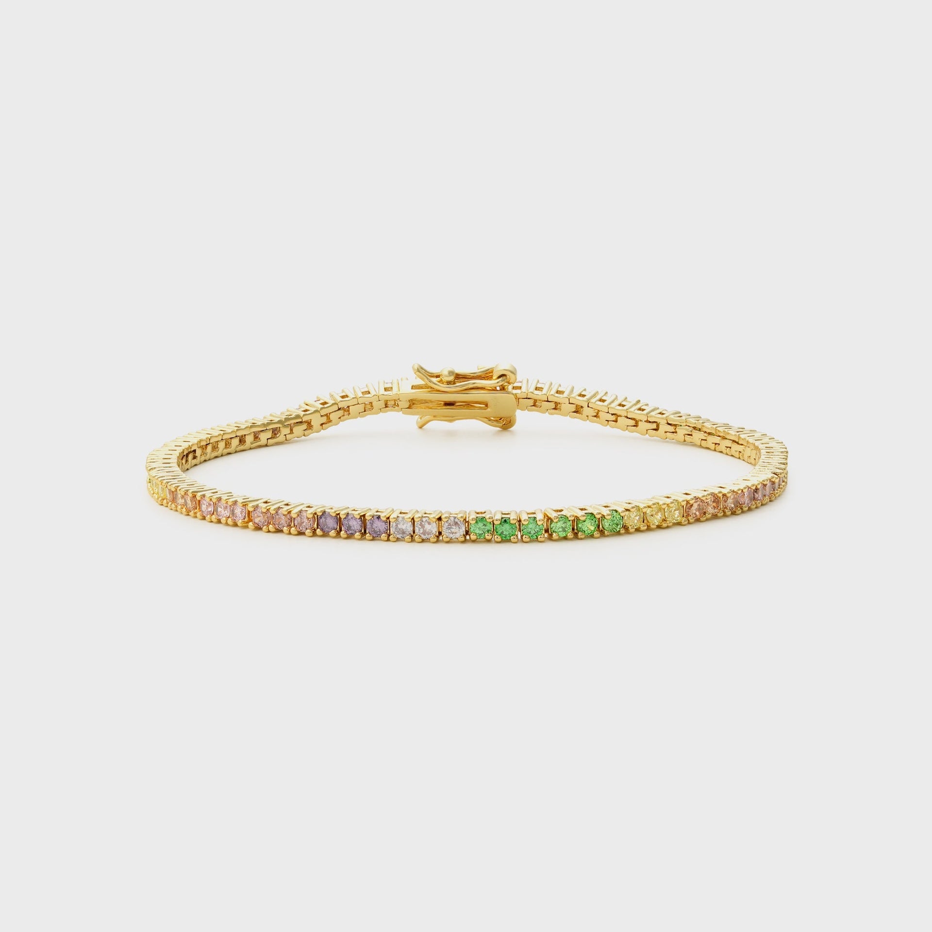 Crystal Haze Mini Serena Bracelet - Pastel Multi