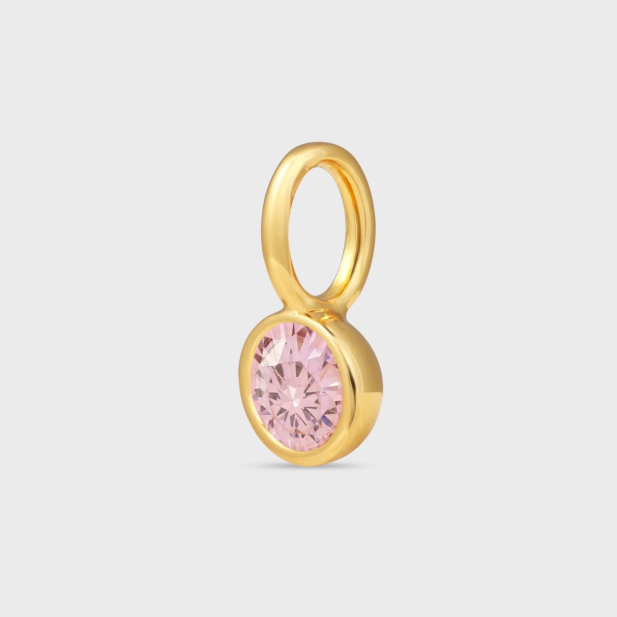 Crystal Haze Round Charm - Bubblegum Pink – Kith Europe