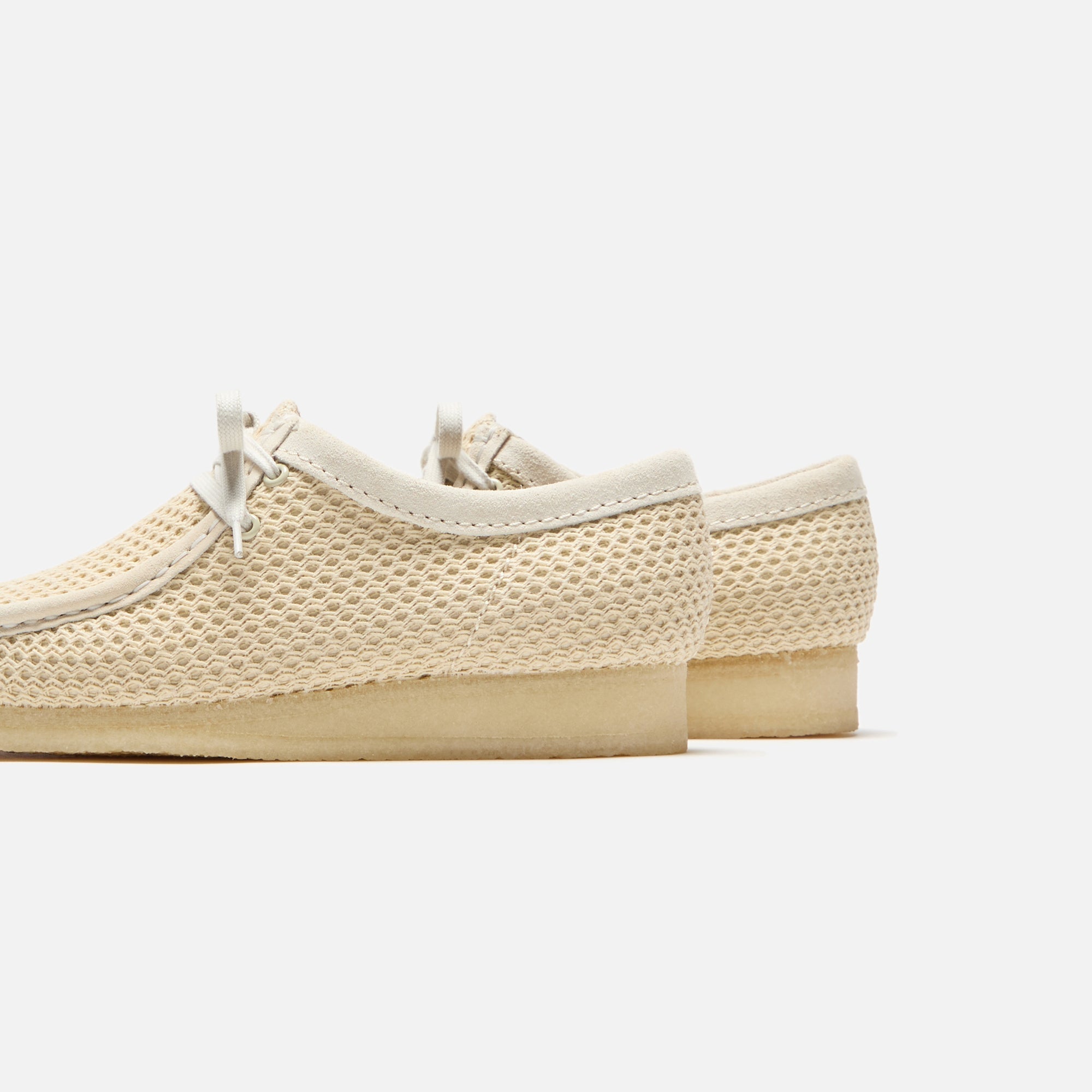 Clarks Wallabee - Off White Mesh – Kith Europe