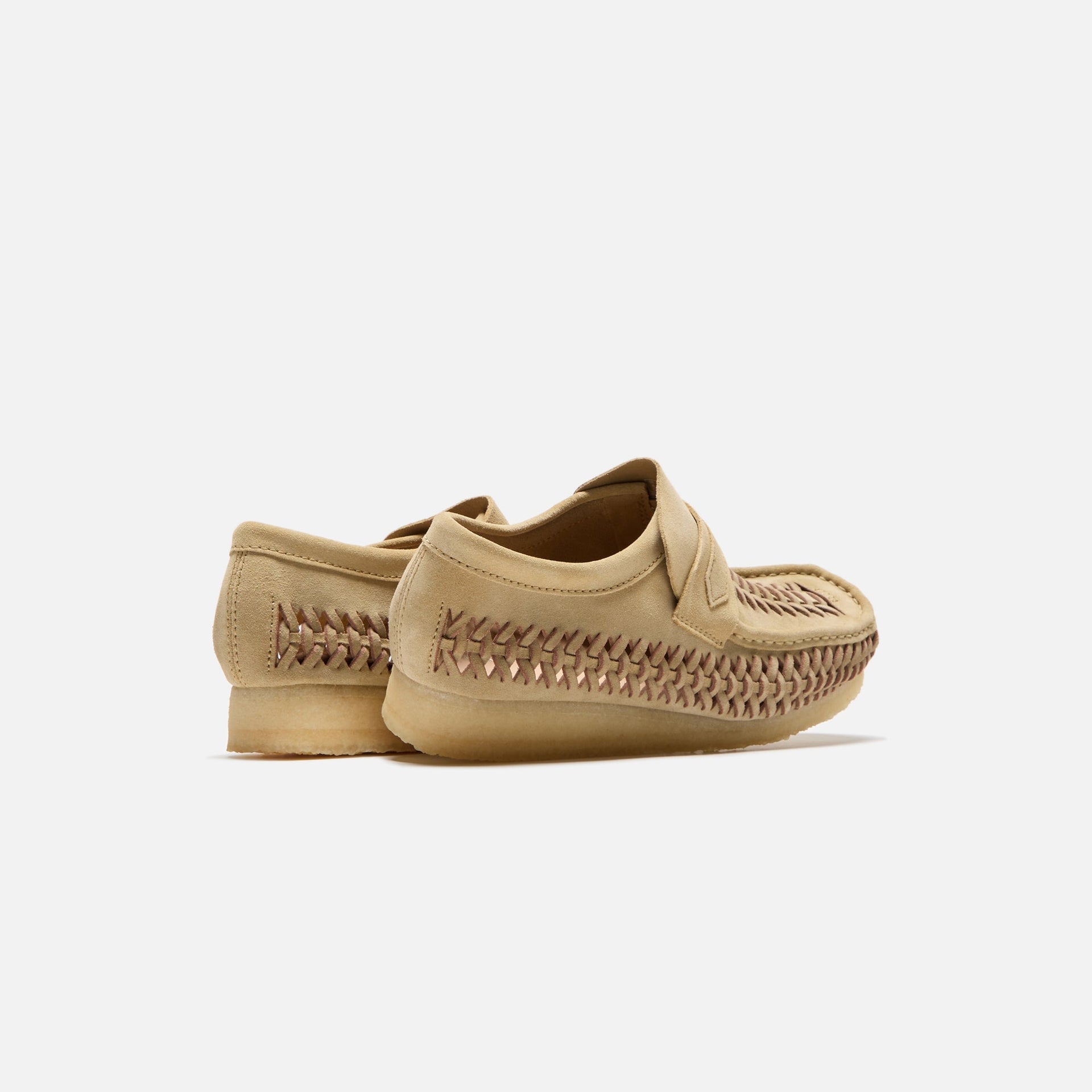 Clarks Wallabee Loafer Weave - Maple Suede