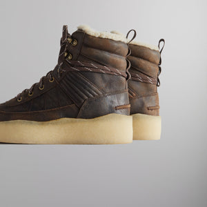 Ronnie Fieg for Clarks Originals 8th St Rushden Boot - Shearling Chocolate PH