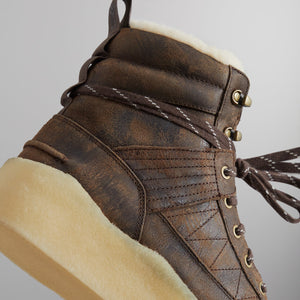 Ronnie Fieg for Clarks Originals 8th St Rushden Boot - Shearling Chocolate PH