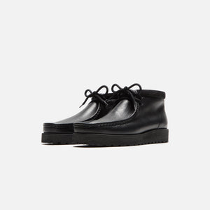 Clarks Wallabee Scout -  Black Leather