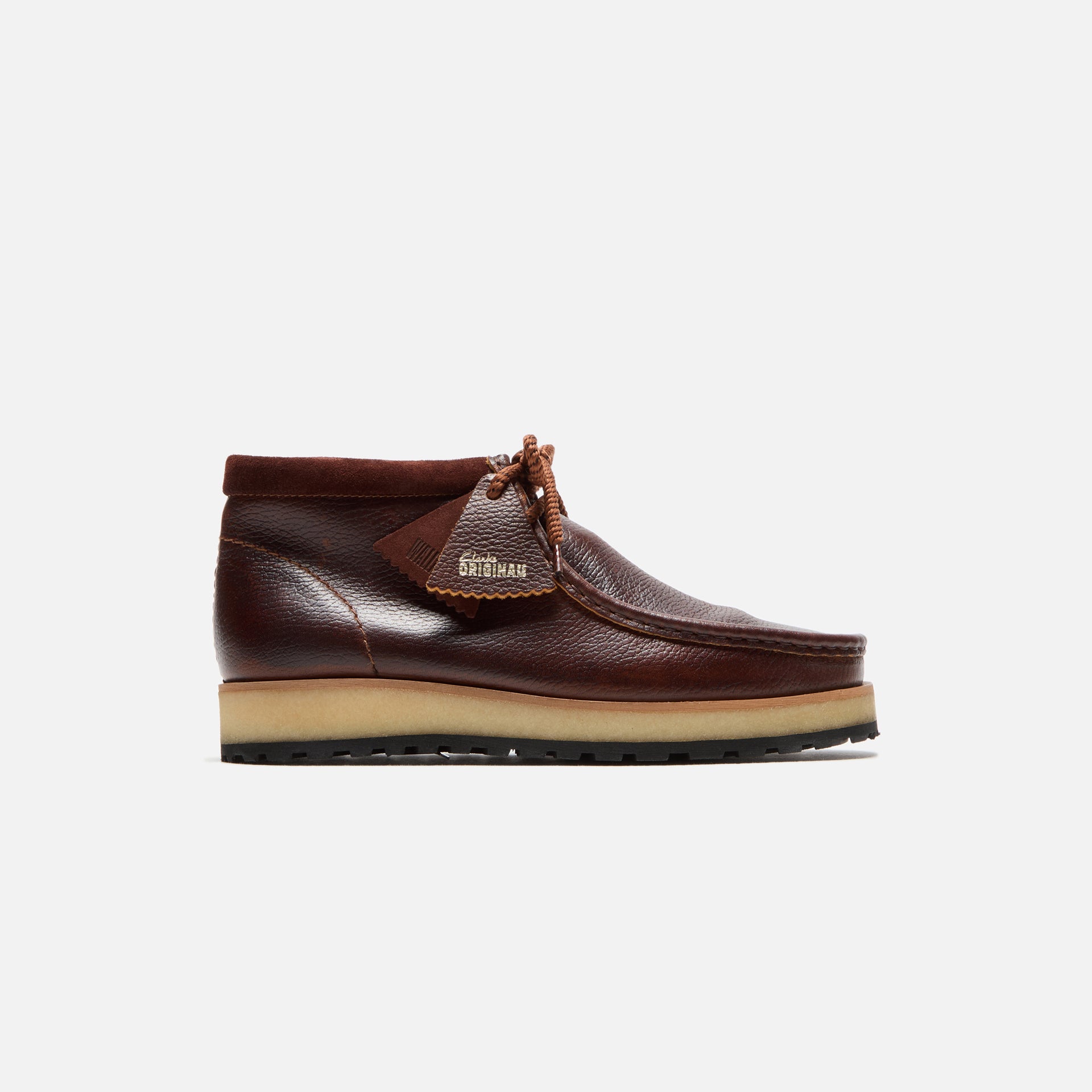 Clarks Wallabee Scout  - Dark Tan Leather