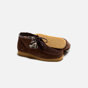 Clarks Wallabee Boot - Brown Snake Combination