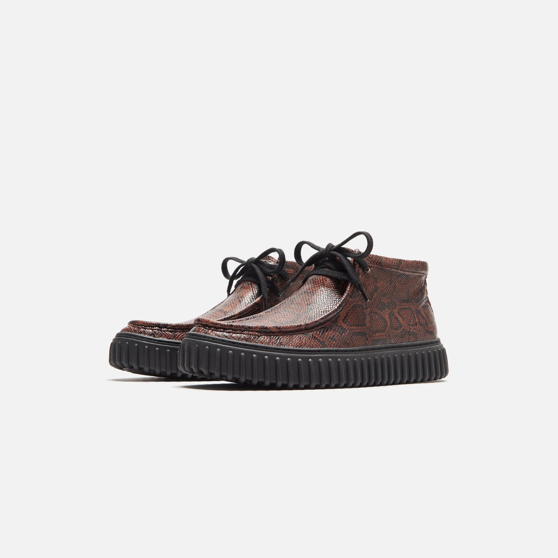 Clarks x Martine Rose Torhill Hi - Brown Snake