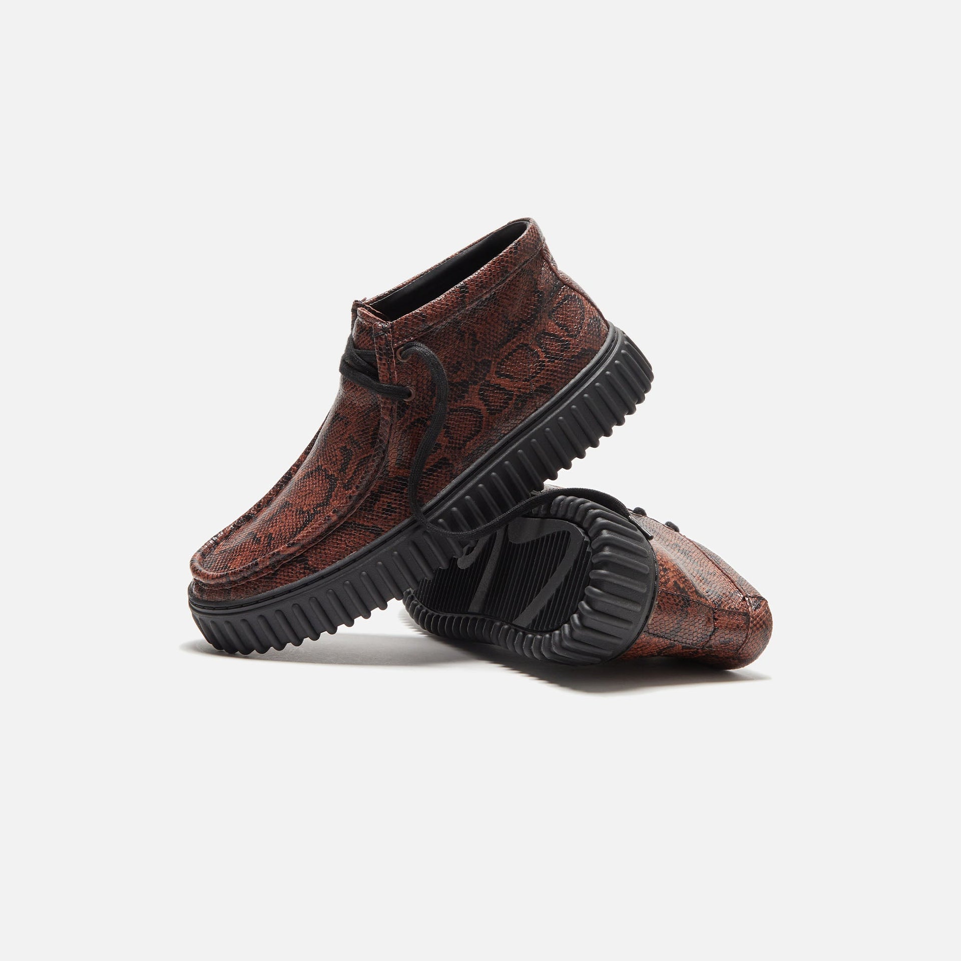 Clarks x Martine Rose Torhill Hi - Brown Snake