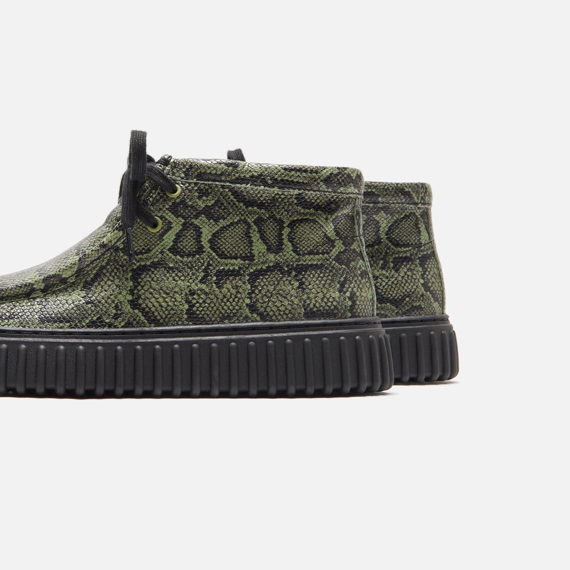 Clarks x Martine Rose Torhill Hi - Green Snake