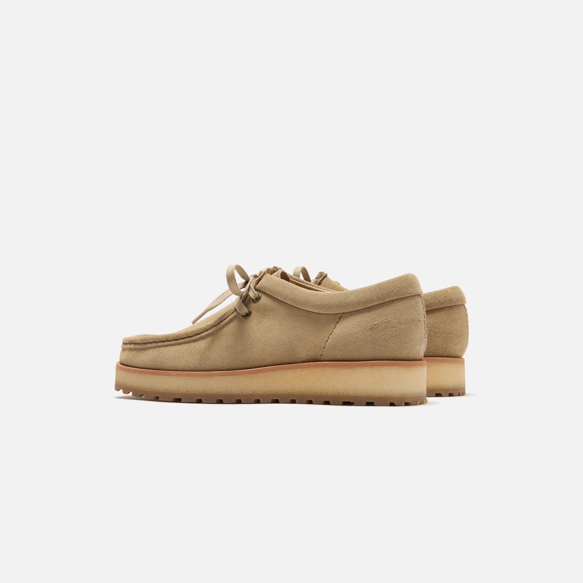 Clarks Wallabee Scout Suede - Dark Sand – Kith Europe