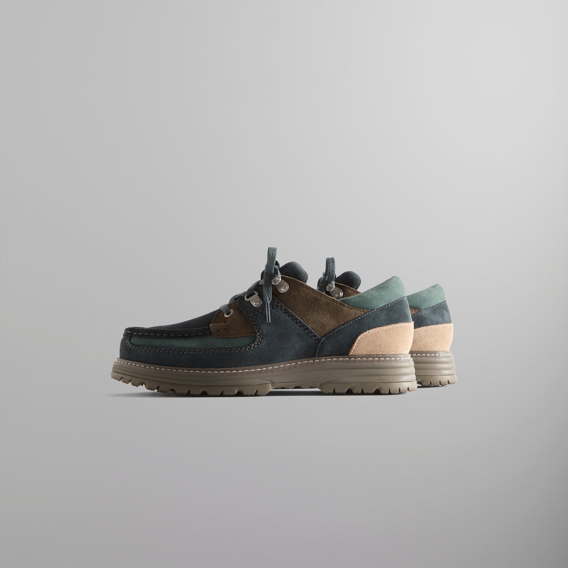 8th St by Ronnie Fieg for Clarks Originals Sunderland - Dark Teal Combi