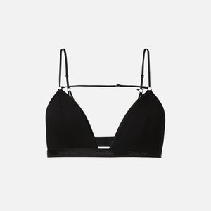 Nensi Dojaka for Calvin Klein Triangle Modal Chasmere Bra - Black