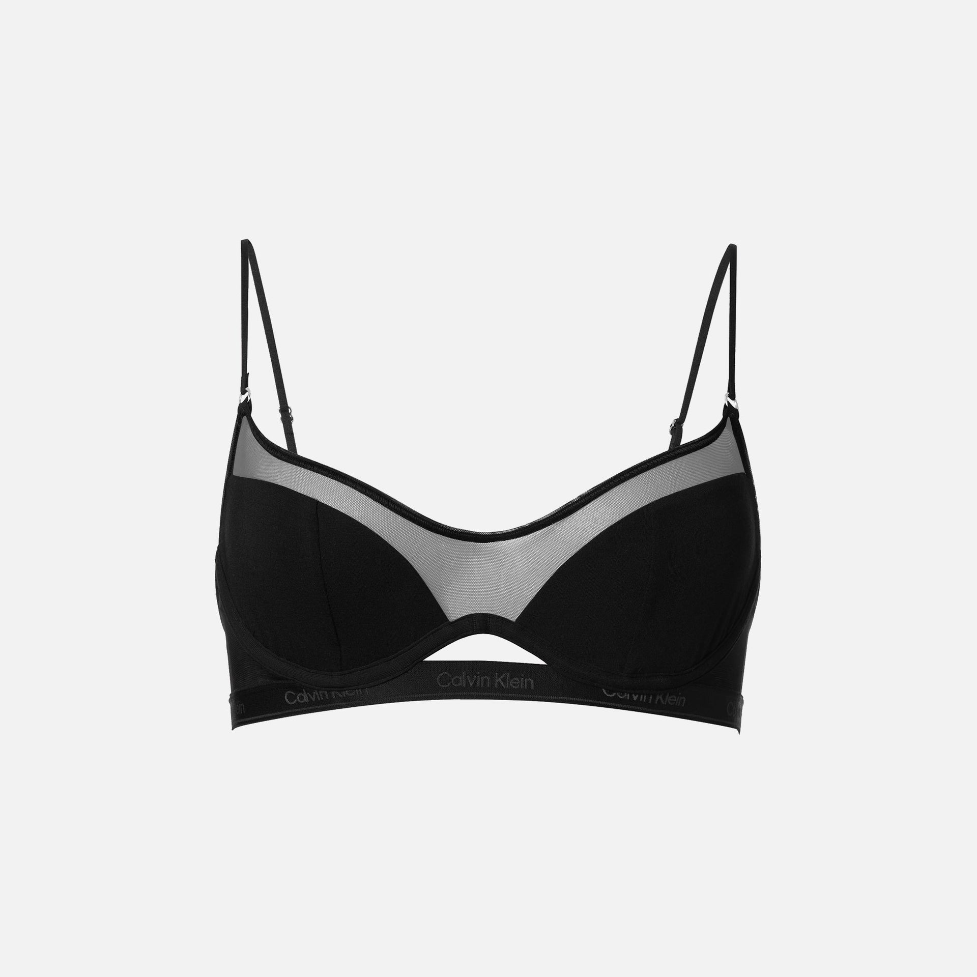 Nensi Dojaka for Calvin Klein Unlined Modern Cotton Bralette - Black