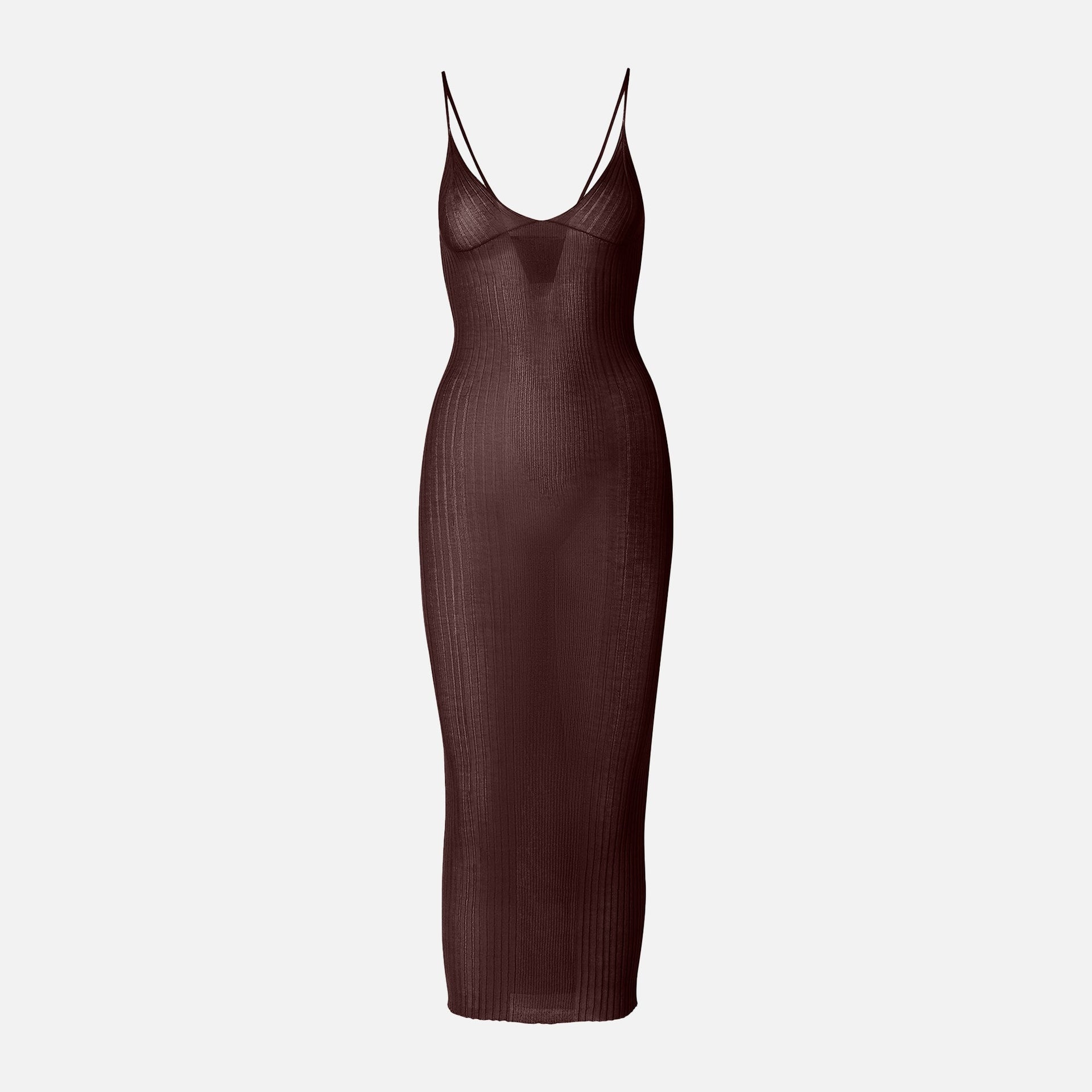 Nensi Dojaka for Calvin Klein Sheer Knit Dress - Black Kith Europe Nensi Dojaka for Calvin Klein Sheer Knit Dress - Black Kith Europe
