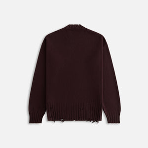 Marni Disheveled Sweater - Dark Raisin