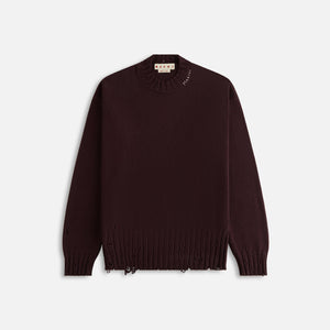 Marni Disheveled Sweater - Dark Raisin
