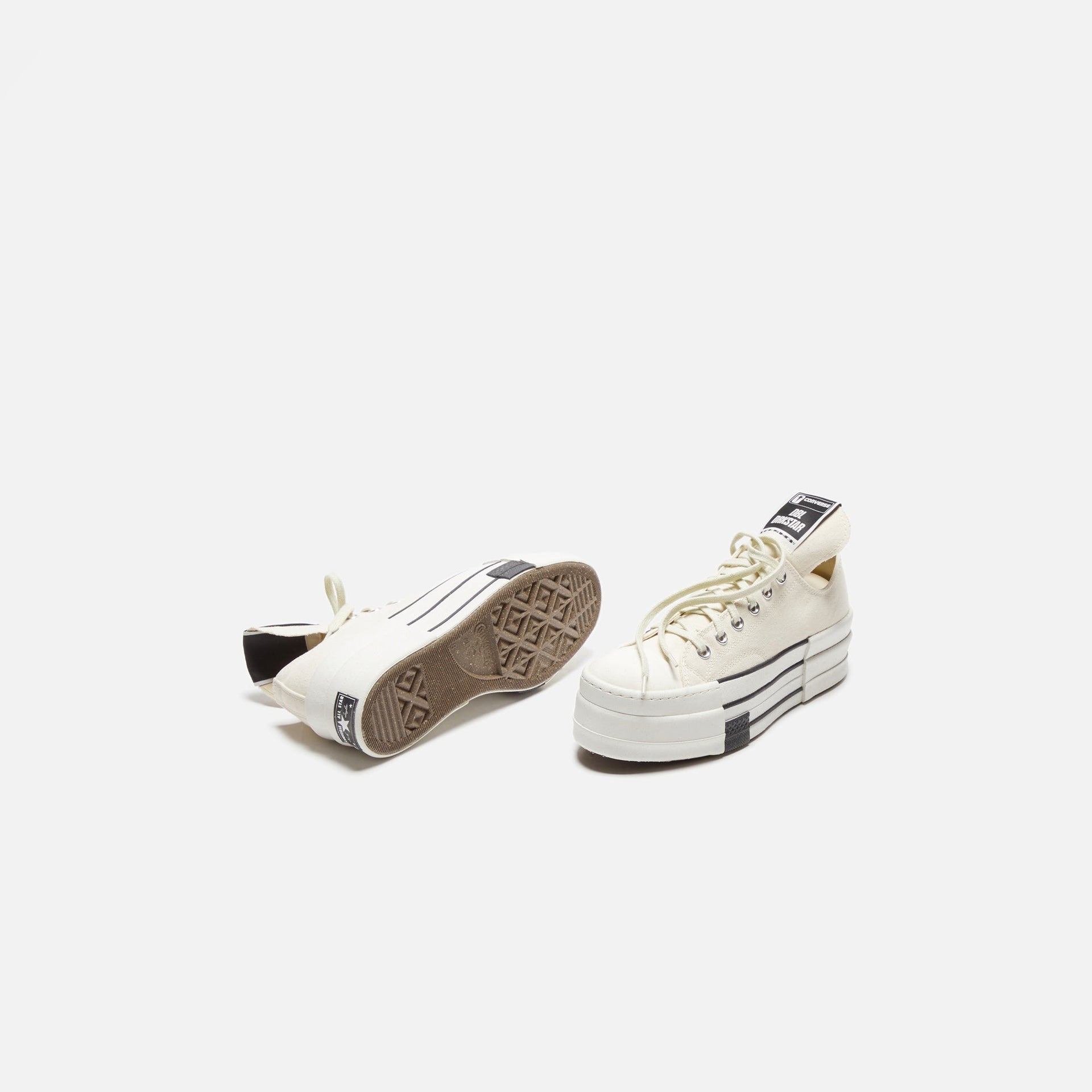 Converse x Rick Owens DRKSHDW DBL DRKSTAR Low - Ox Natural