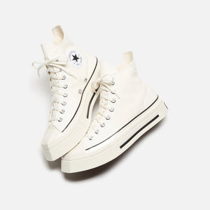 Converse WMNS Chuck 70 De Luxe Squared Canvas High - Egret / Black