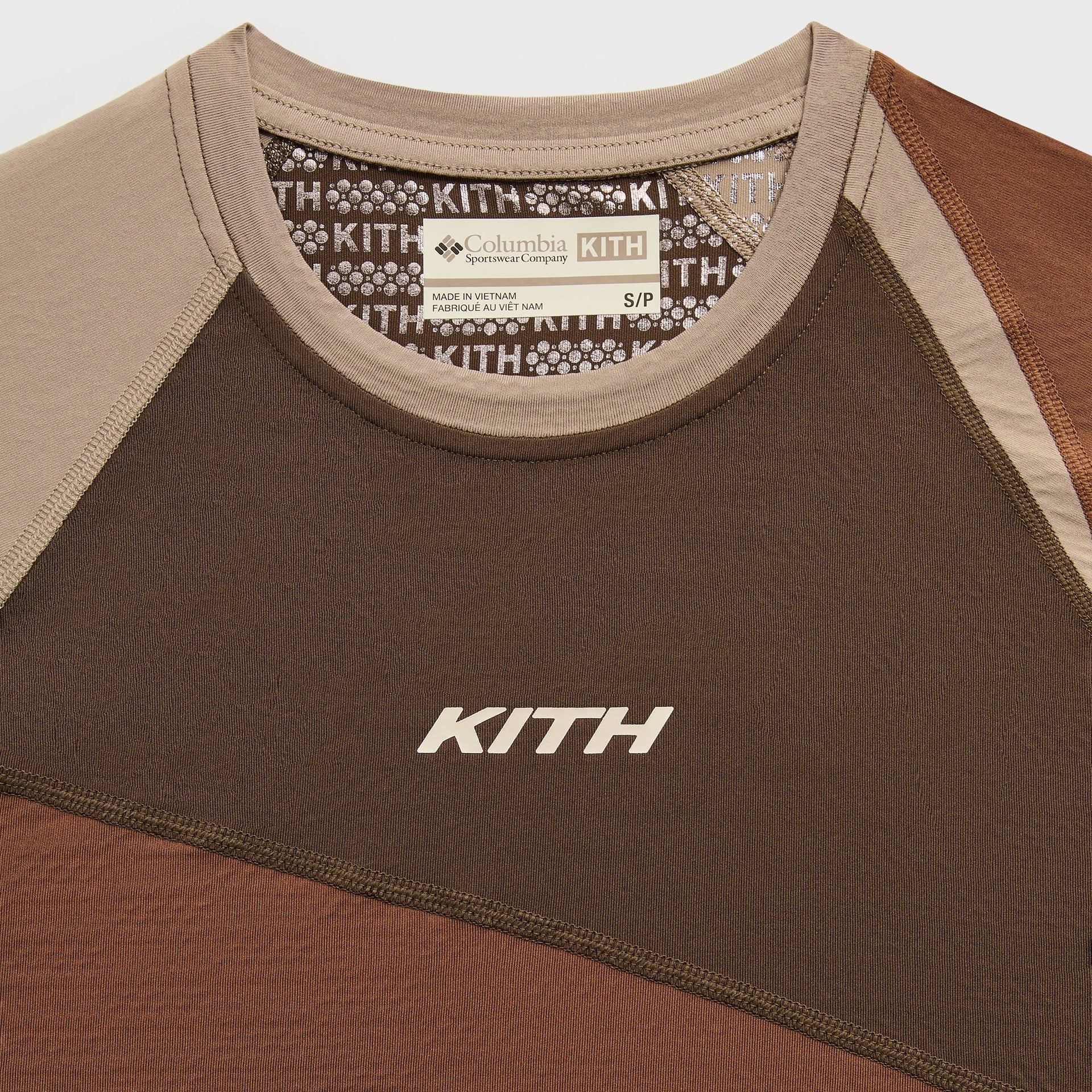 Kith for Columbia Infinity Long Sleeve Baselayer - Legacy / Dremel / Umber