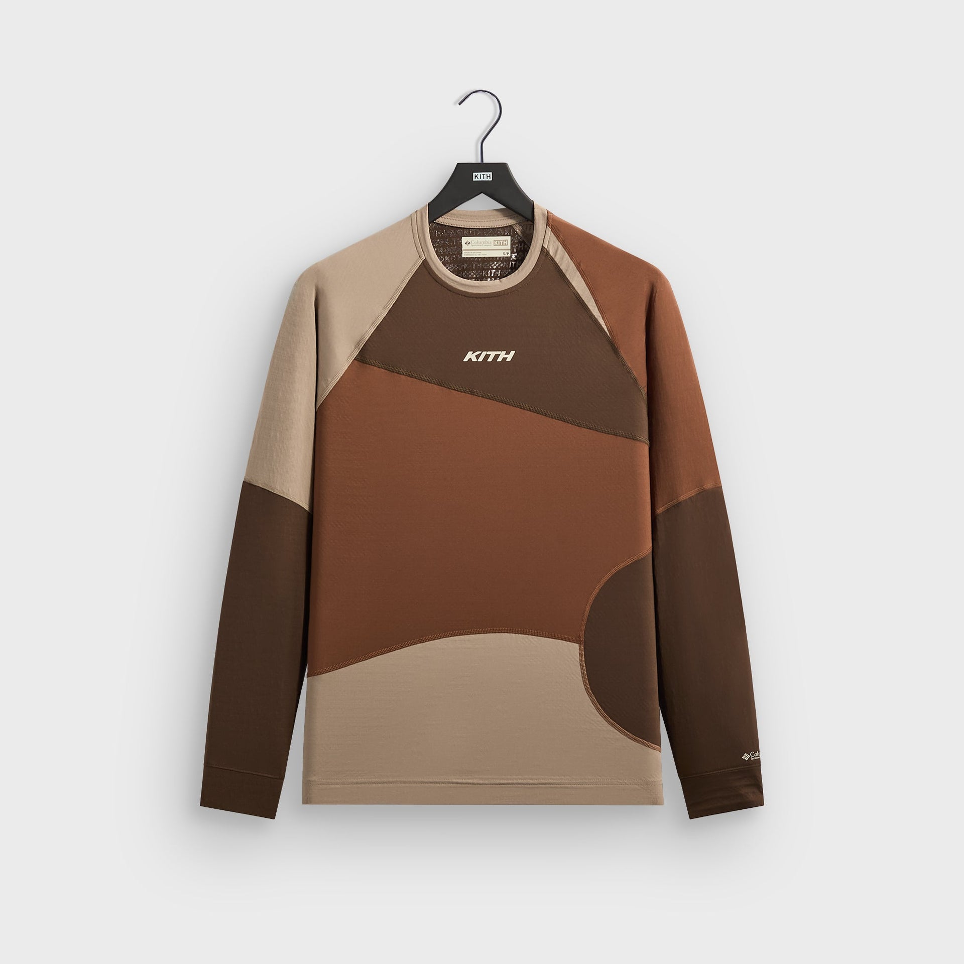 Kith for Columbia Infinity Long Sleeve Baselayer - Legacy / Dremel / Umber