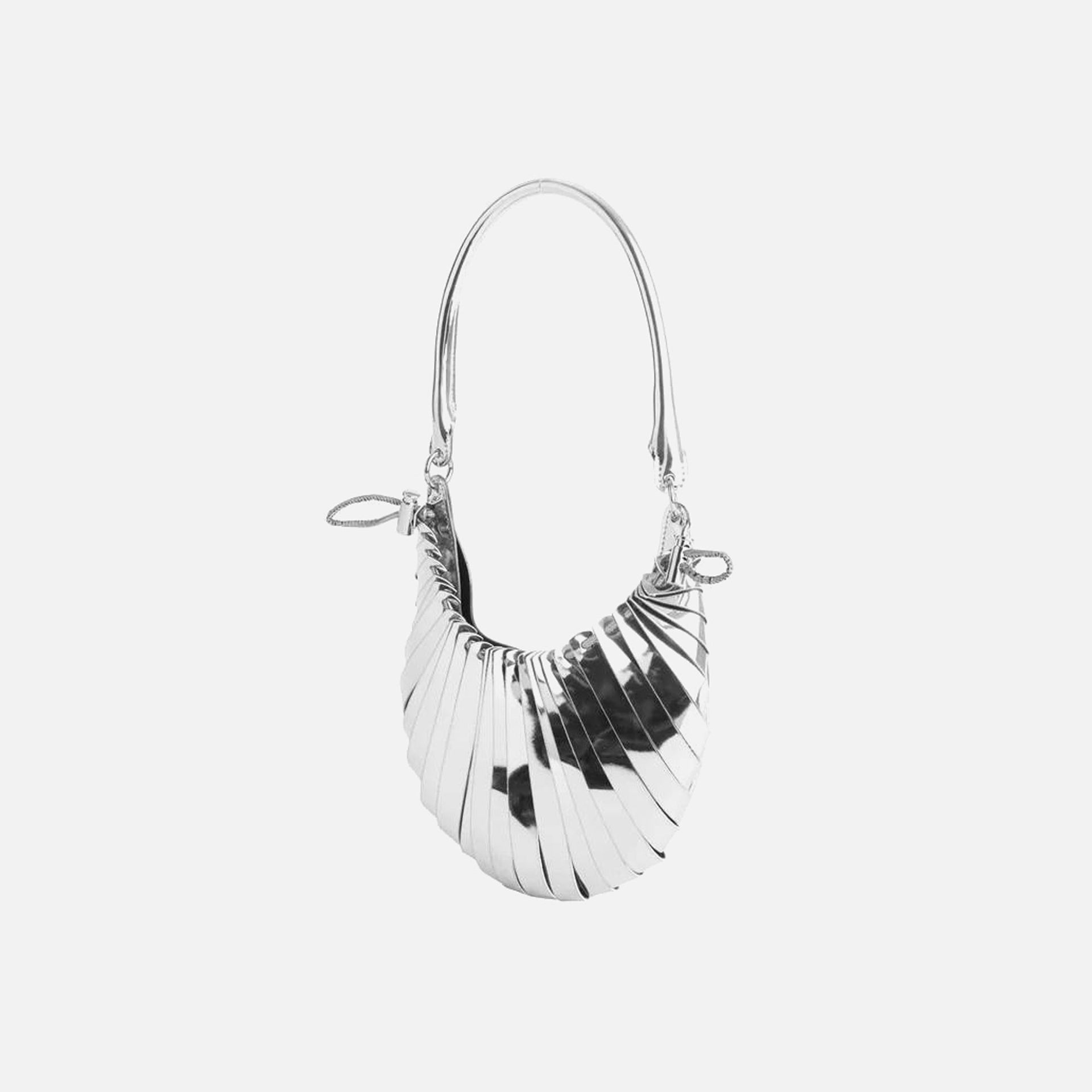 Coperni Mini Petal Bag - Silver