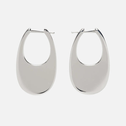 Coperni Medium Swipe Earrings - Silver