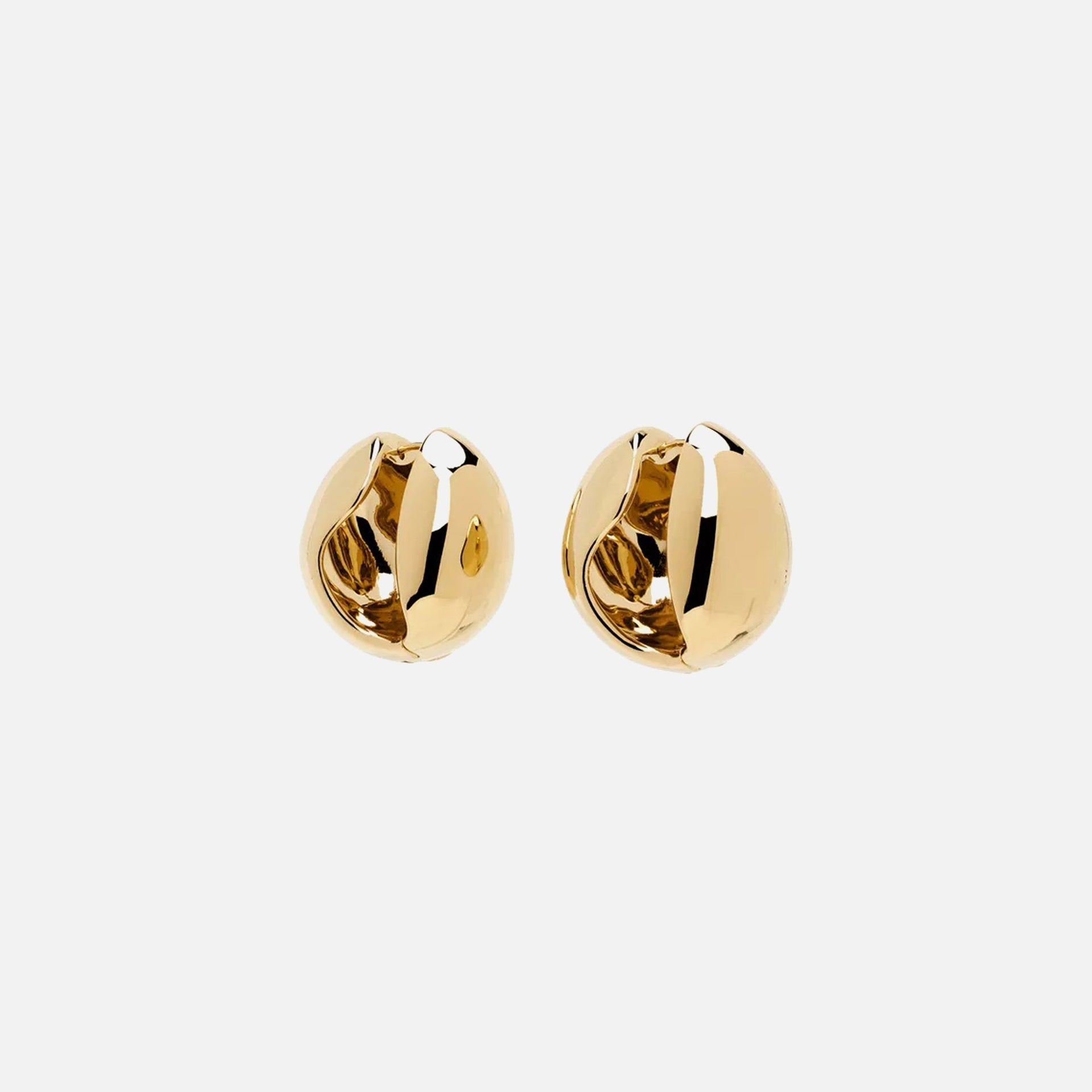 Coperni Logo Earrings - Gold