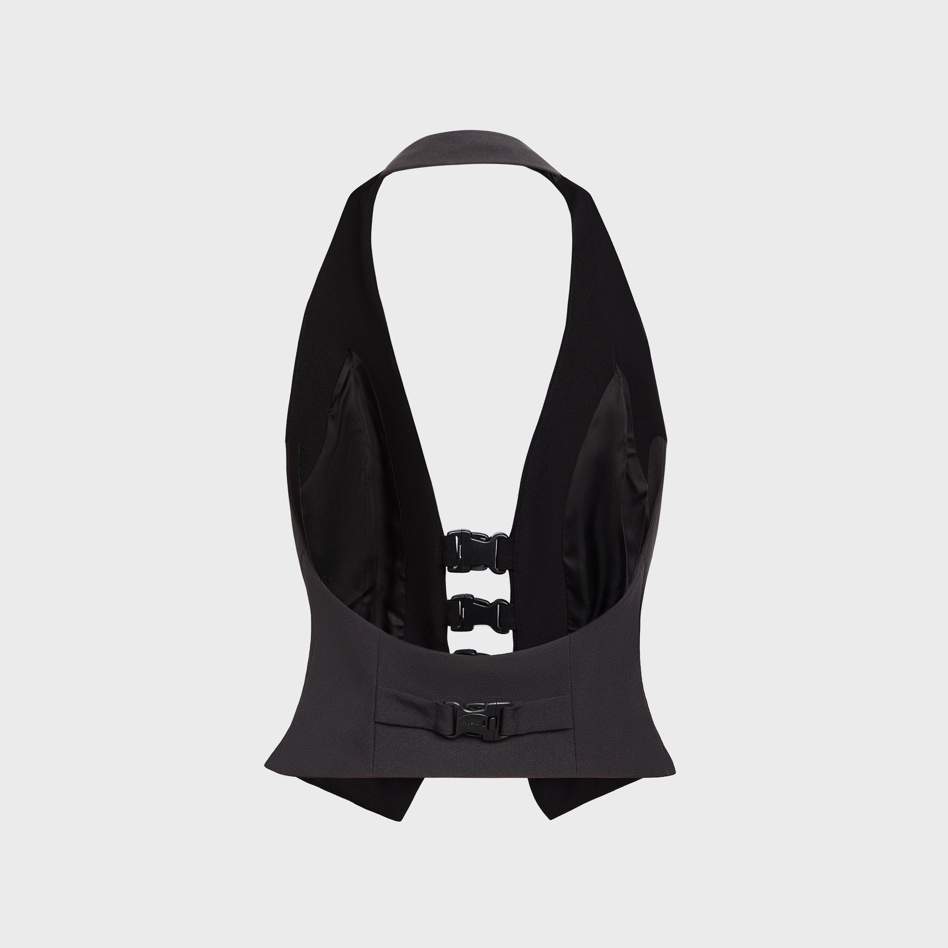 Coperni Technical Buckle Waistcoat in Black
