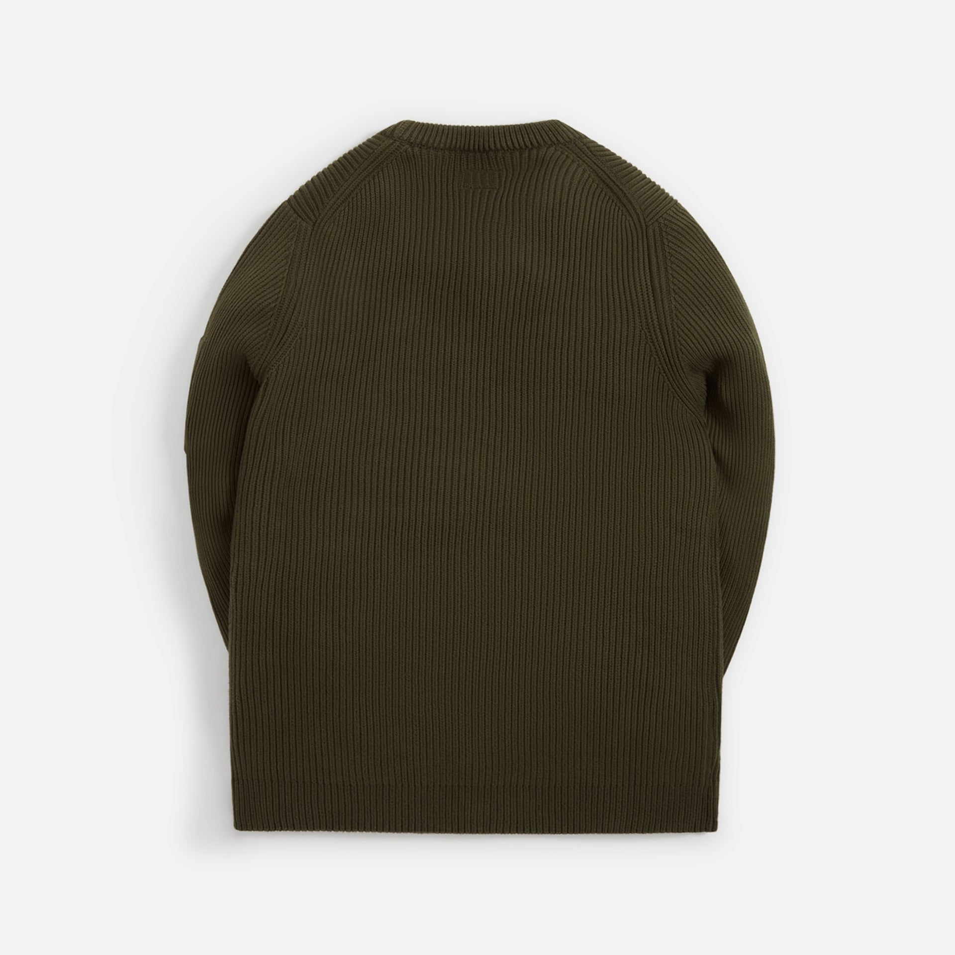 C.P. Company Full Rib Crew Neck Jumper - Ivy Green
