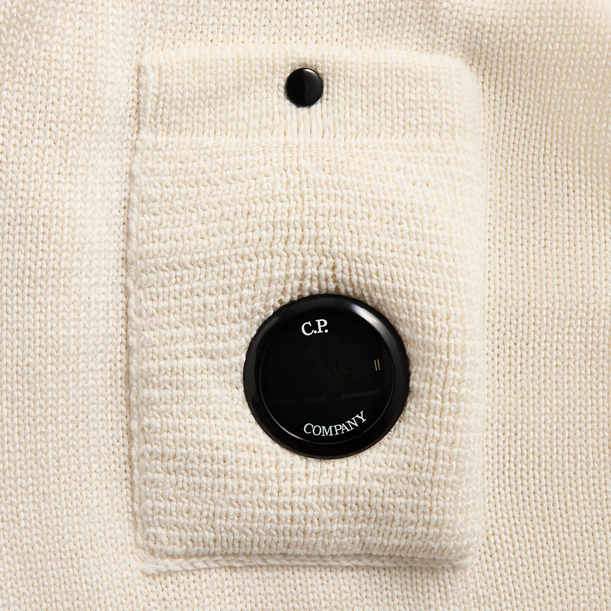 【送料&関税込】C.P. Company Compact Cotton Lens Knit C.P. Company Compact Cotton Lens Knit - Gauze White – Kith