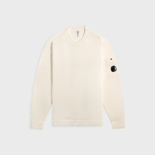 スウェット・トレーナー C.P. COMPANY Men Sweater 18CMKN074A004037A 103 WHITE CPKN077A110058A-103-