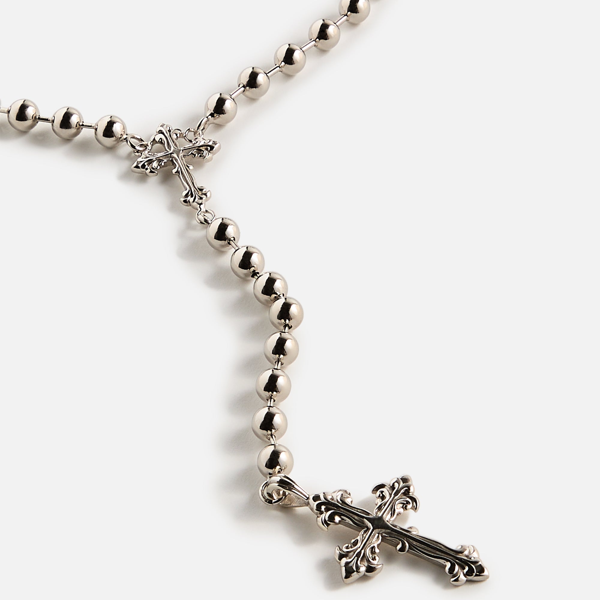 ネックレス・ペンダント emanuele bicocchi NECKLACE BIG SACRED HEART (SCN1 SILVER) Emanuele Bicocchi Sacred Heart Necklace - Silver - Due West