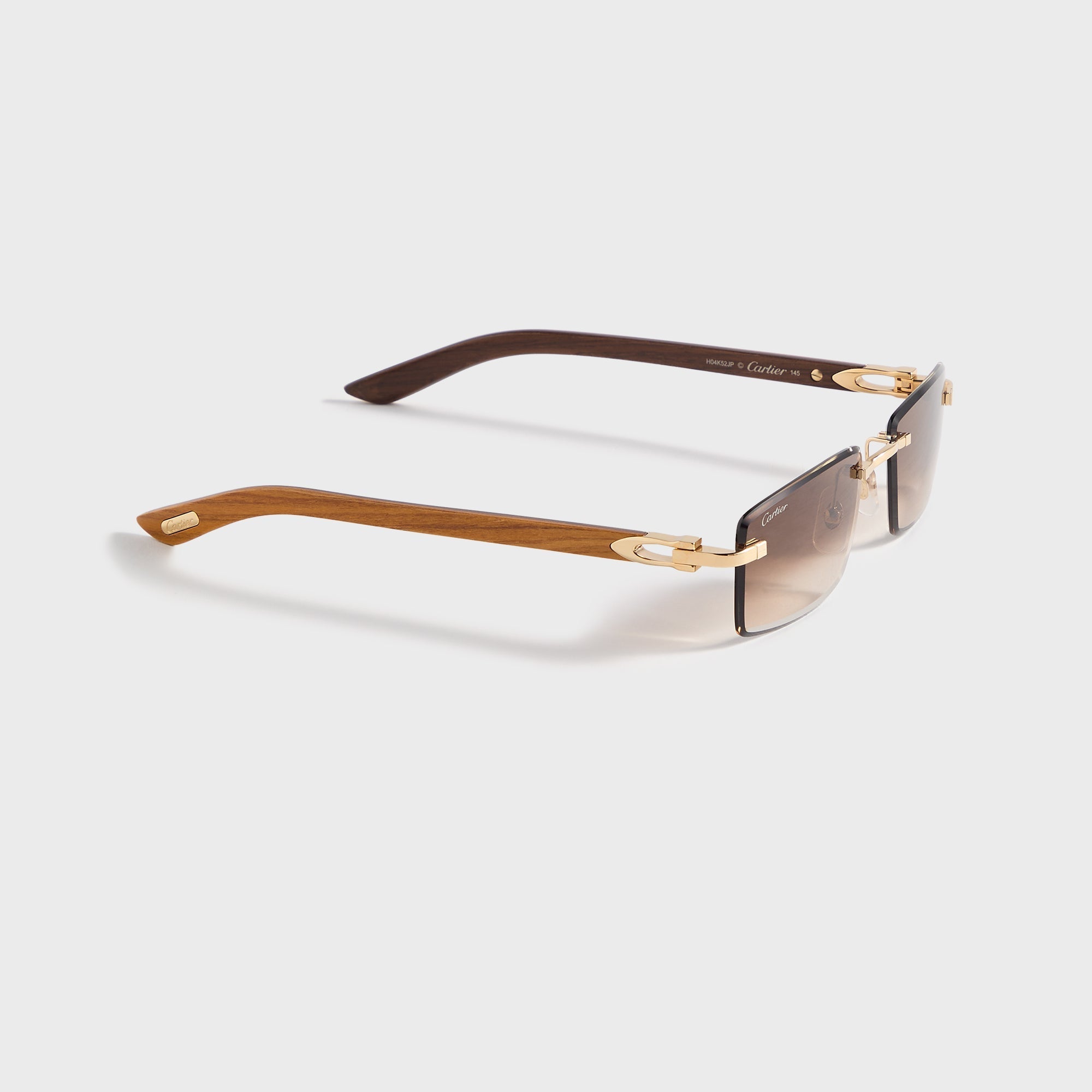 Cartier Square Sunglasses - Gold / Yellow / Brown – Kith Europe