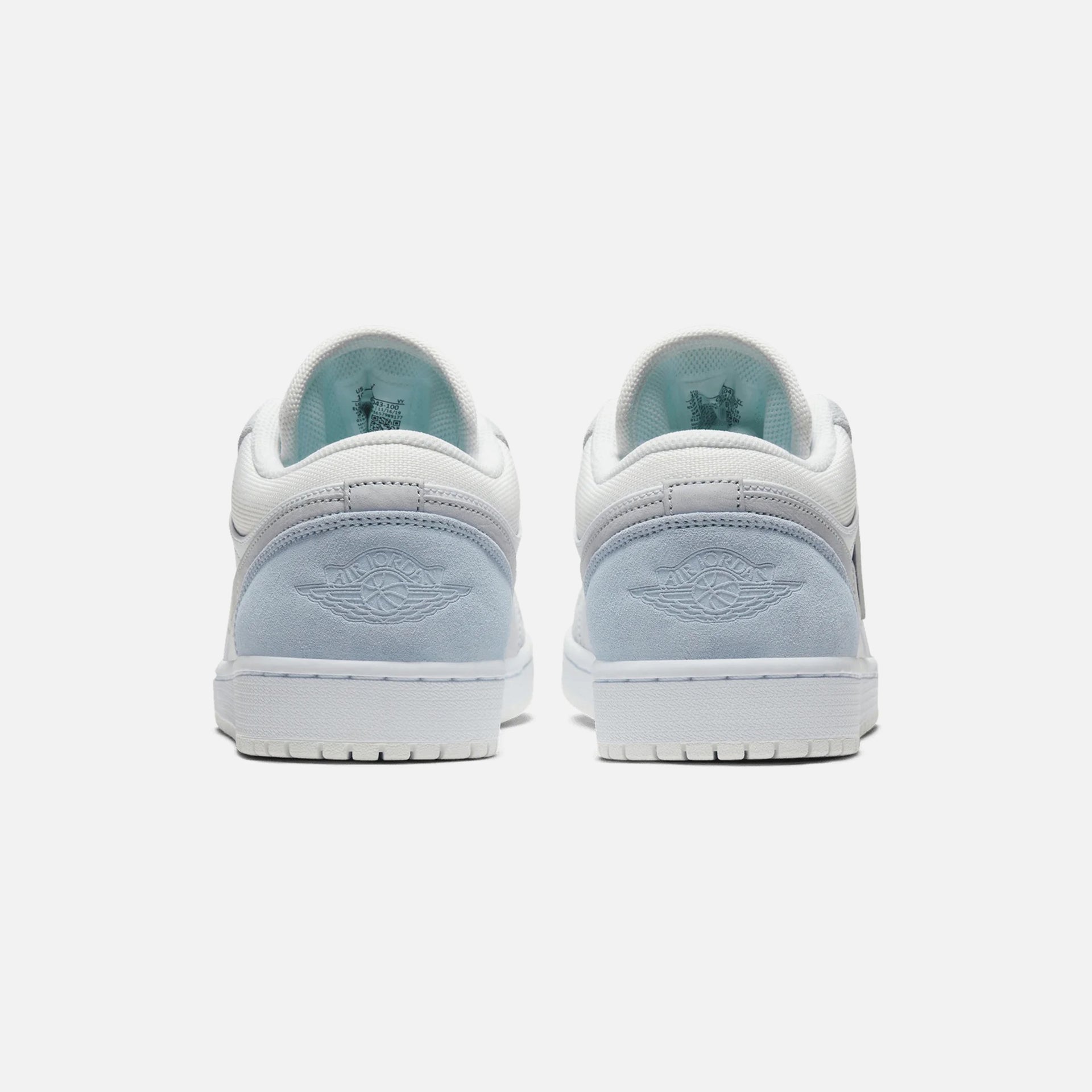 Jordan Air Jordan 1 Low - White / Sky Grey / Football Grey