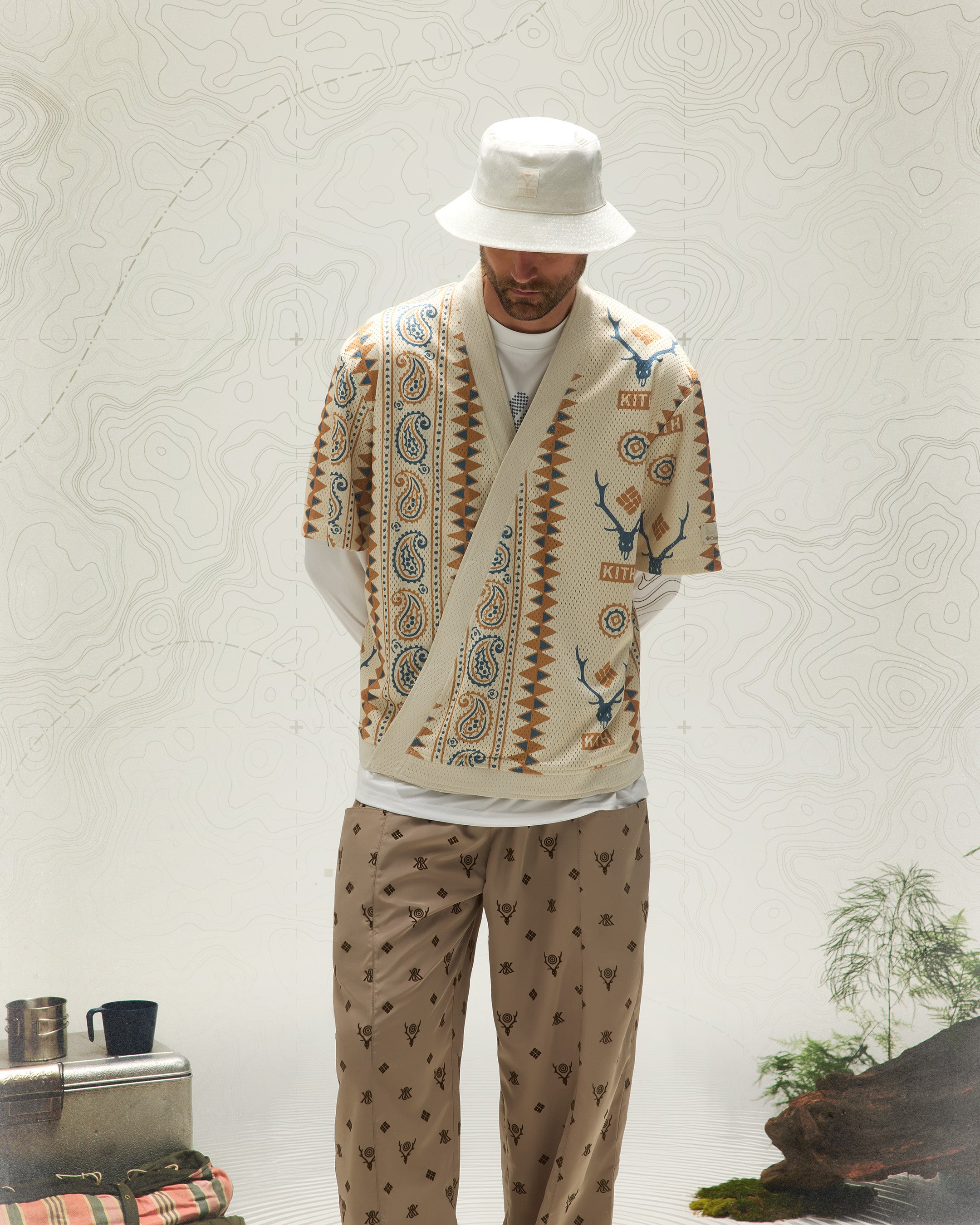 KITH × South2 West8 × Columbia ショーツ　XL KITH × South2 West8 × Columbia Shorts, XL