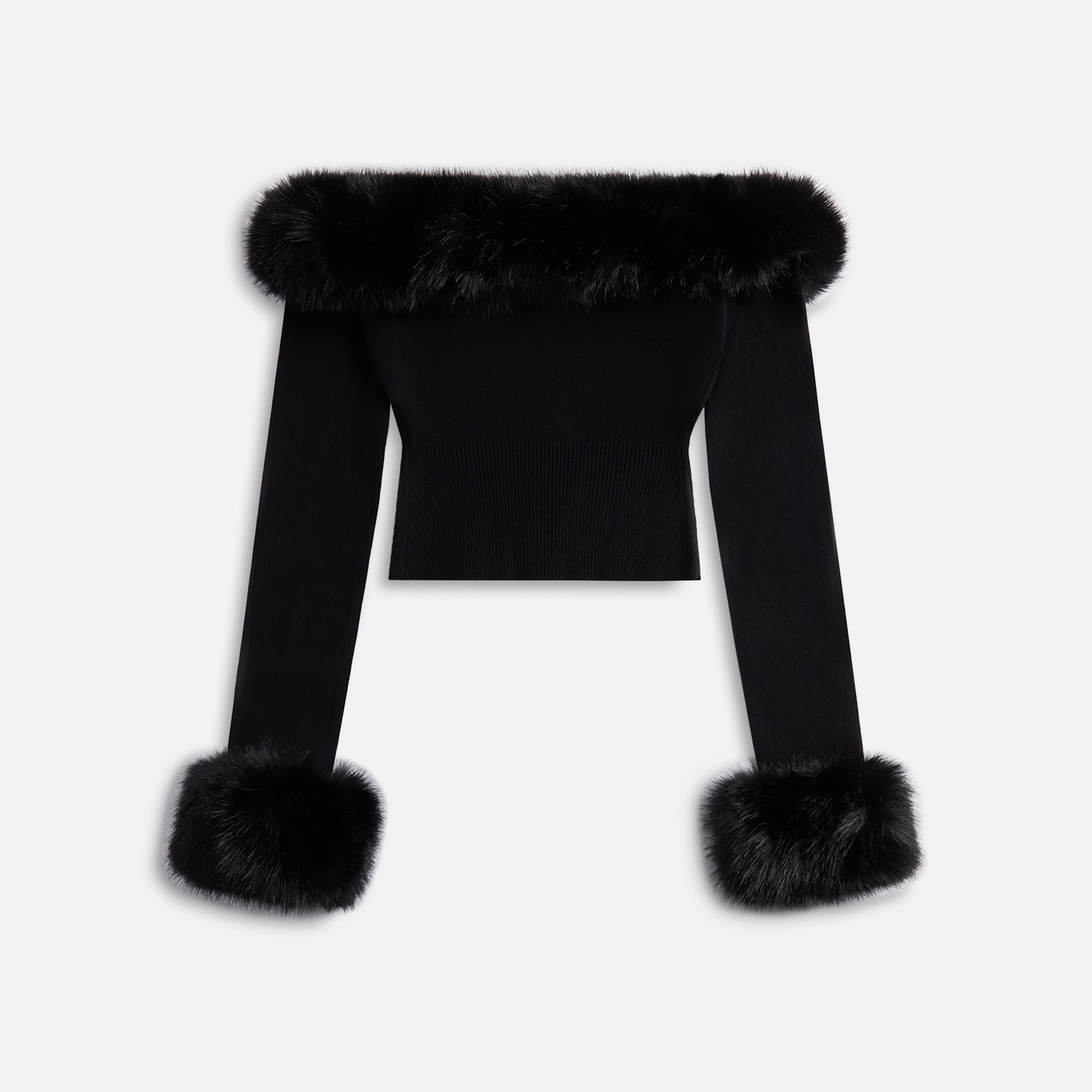 GUIZIO Faux Fur Cardigan - Black – Kith Europe