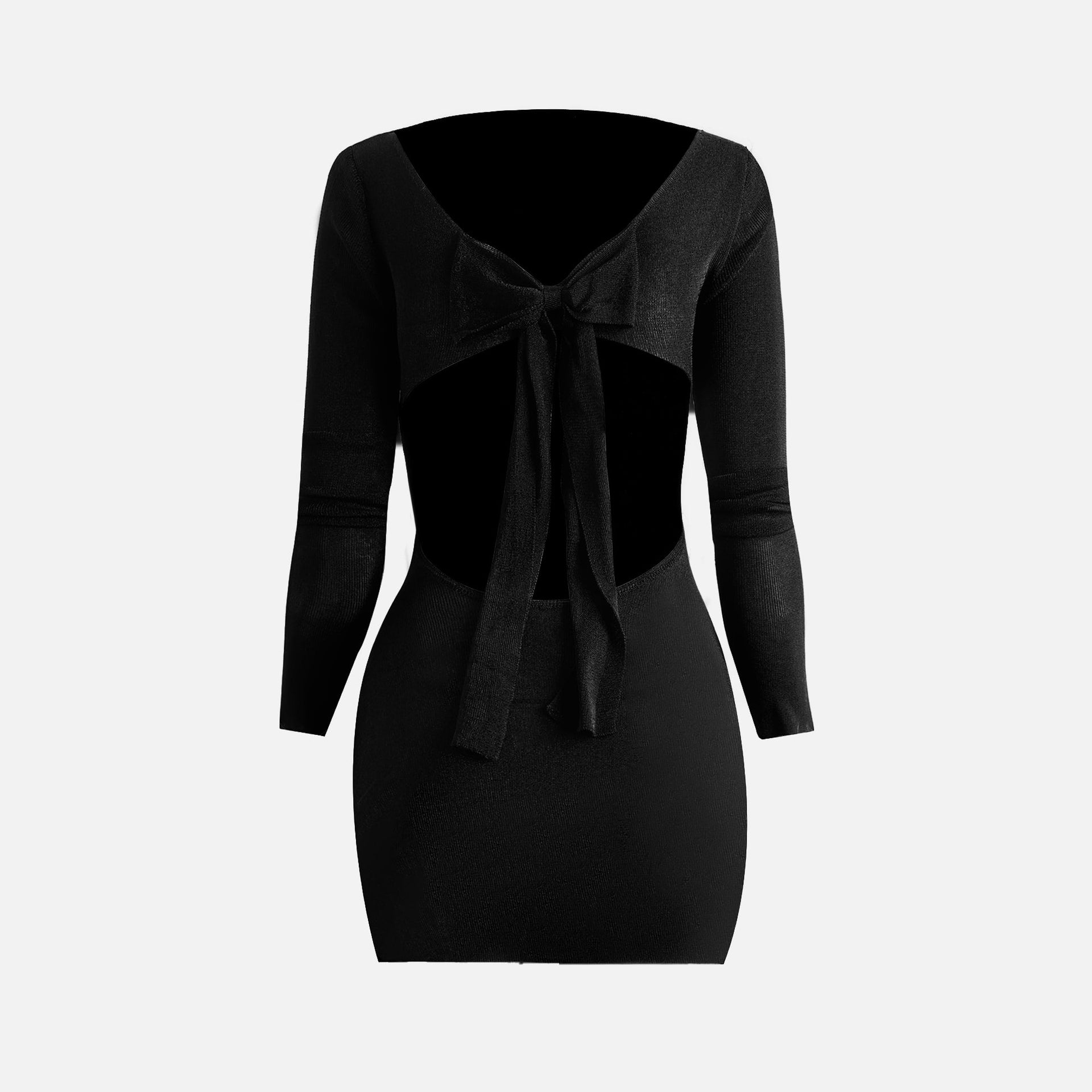 GUIZIO Rose Dress - Black