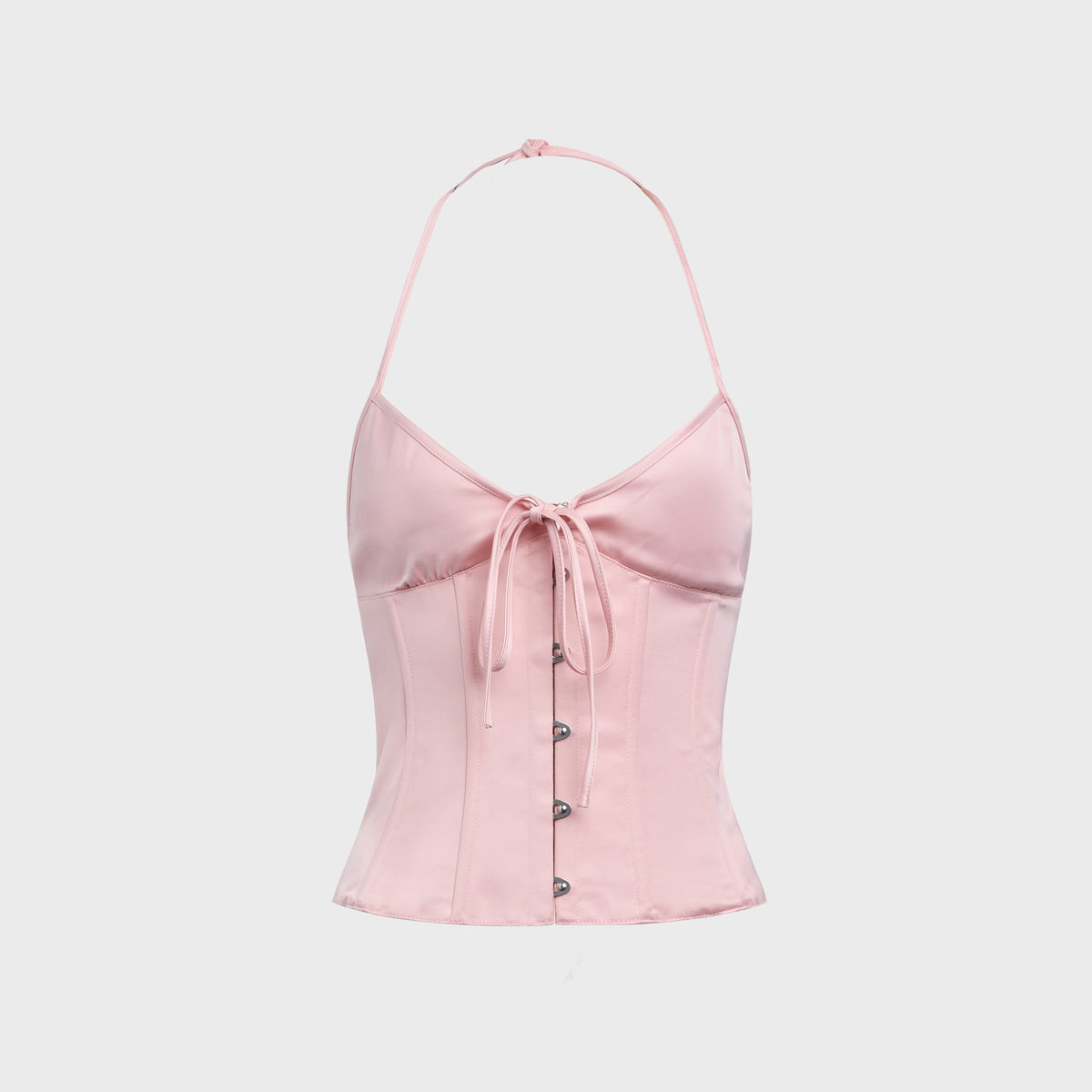 GUIZIO Marini Corset Top - Light Pink