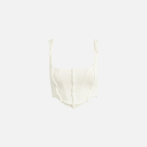 GUIZIO Open Seam Knit Corset - Wind