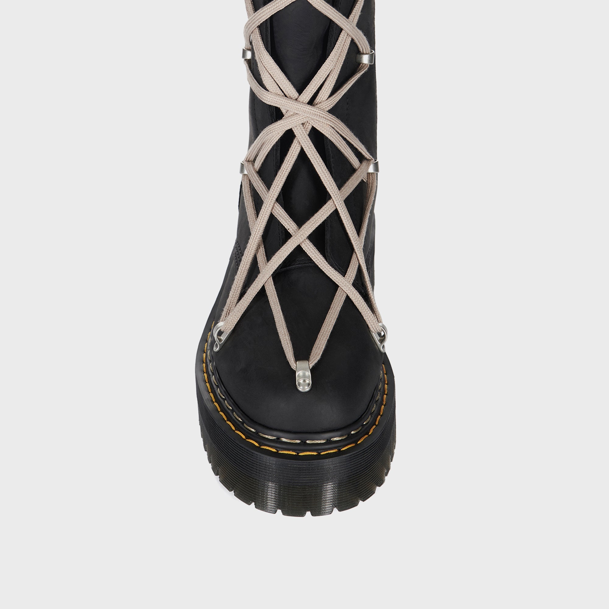 Dr. Martens x Rick Owens DRKSHDW 1B60 Quad Sole Pentalace Boot