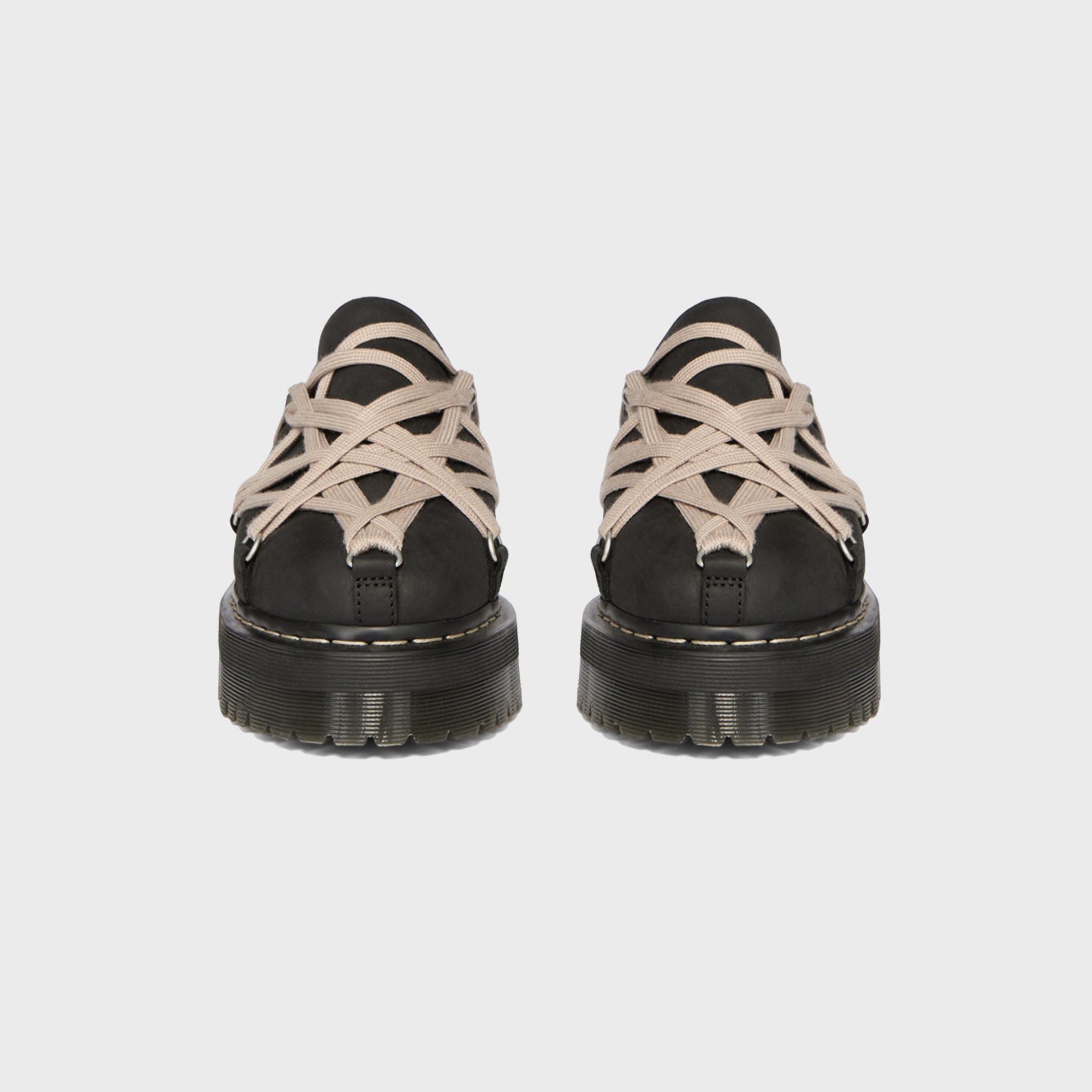 Dr. Martens x Rick Owens WMNS Quad Sole Megalace Mules - Black