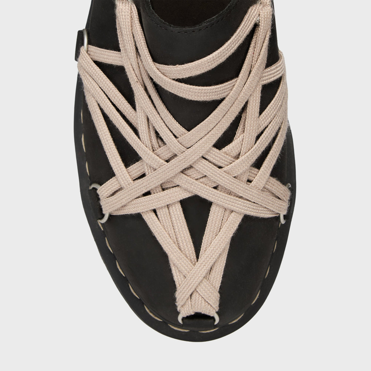 Dr. Martens x Rick Owens WMNS Quad Sole Megalace Mules - Black