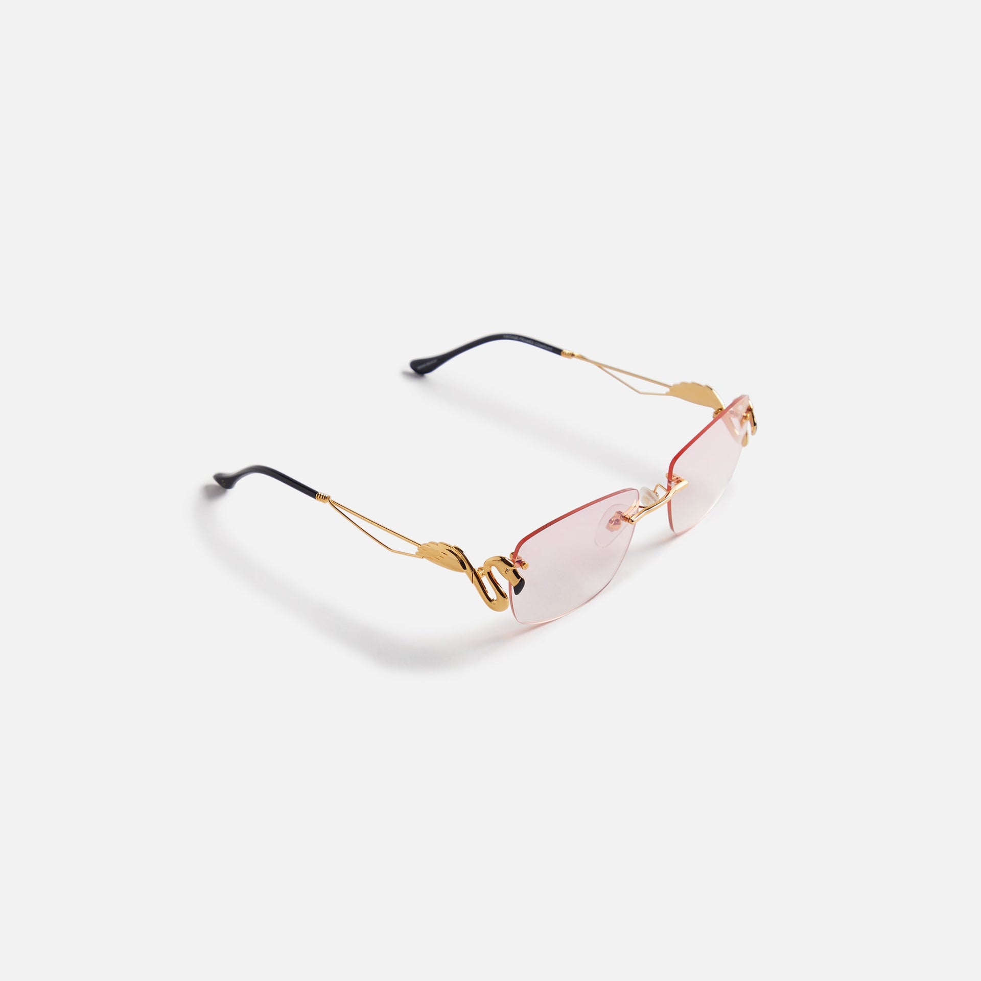 Vintage Frames Flamingo 24Kt Yellow Gold - Pink Gradient