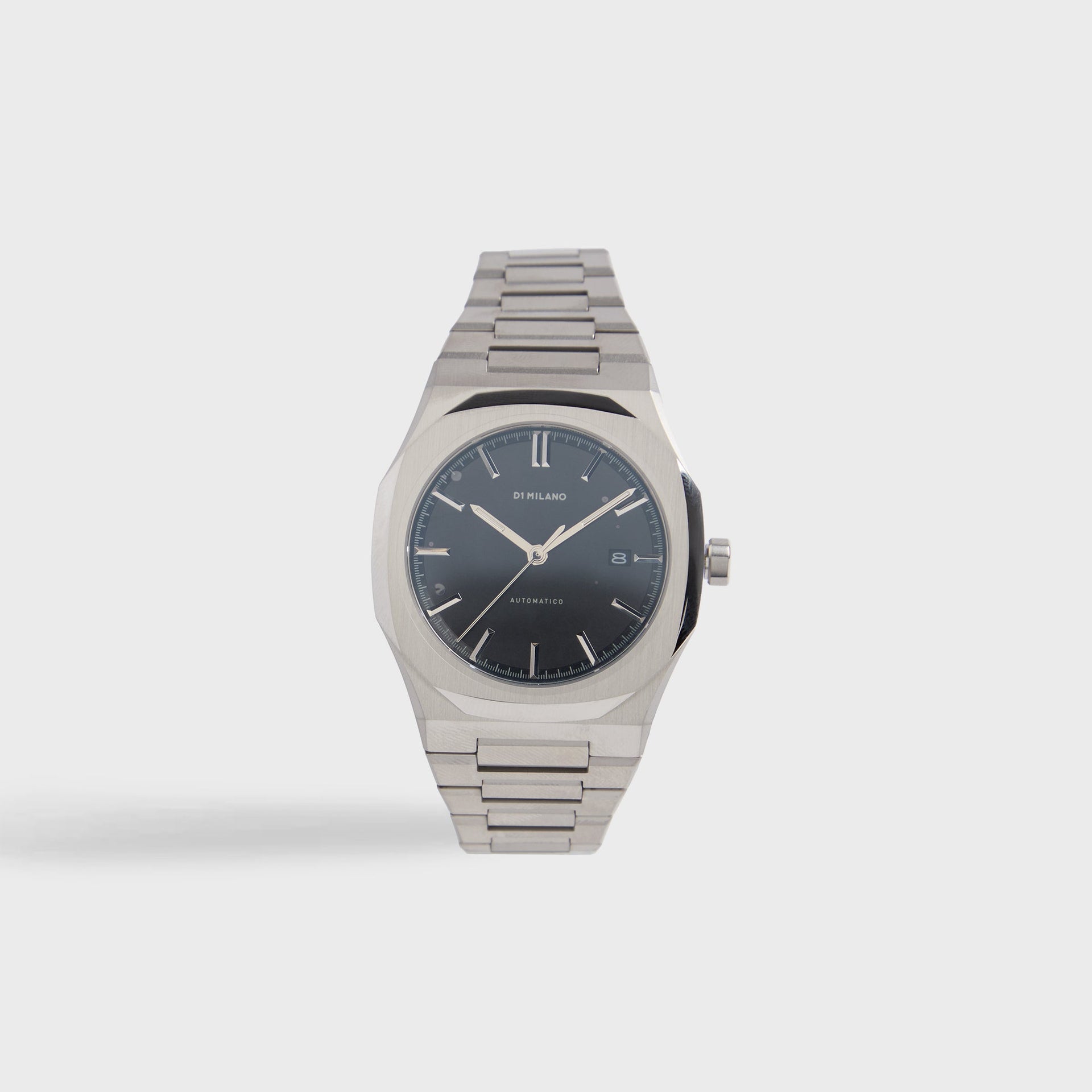 D1 Milano Automatic Watch 41.5mm - Restyle Silver / Black Dial