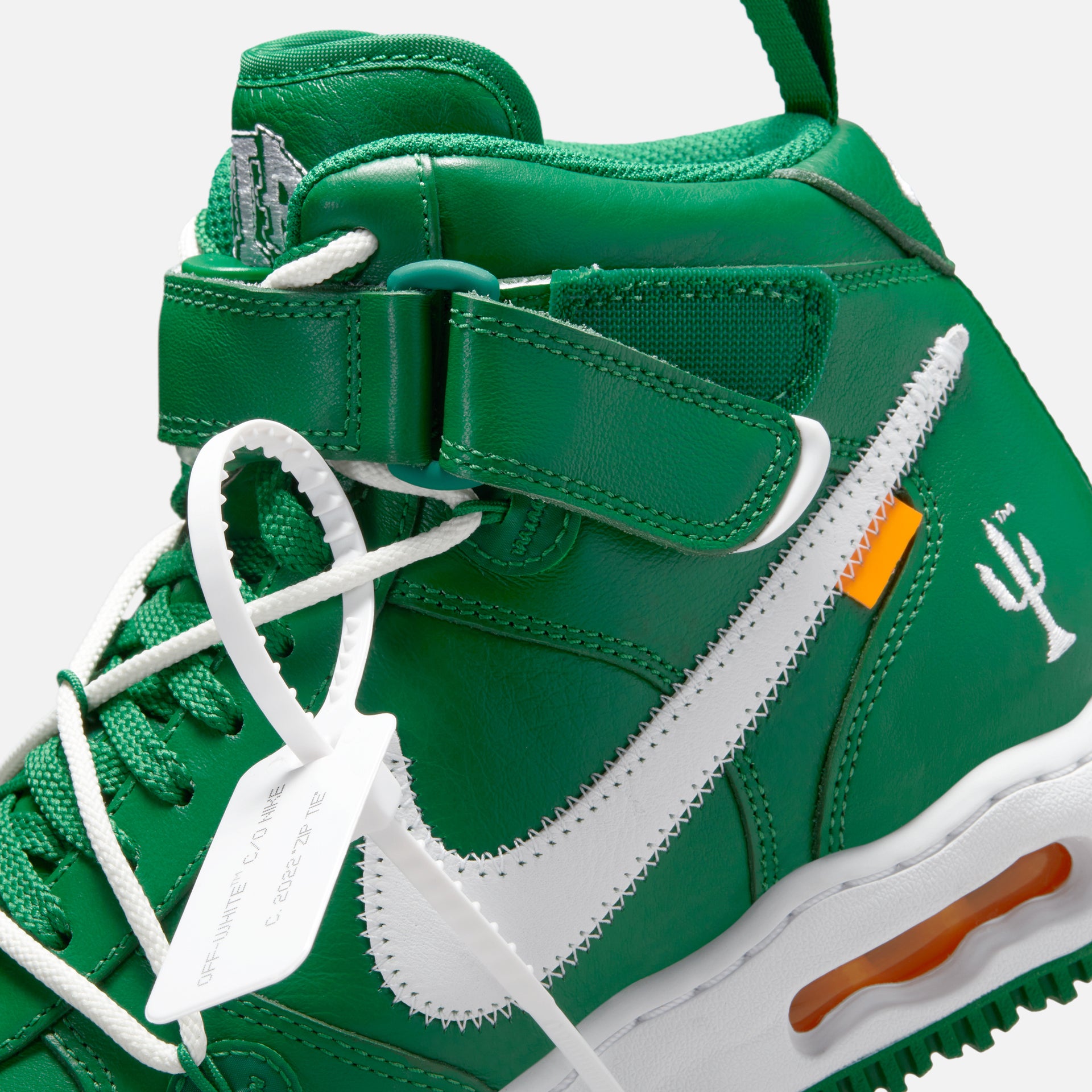 Nike x Off-White Air Force 1 Mid - Pine Green / White / White