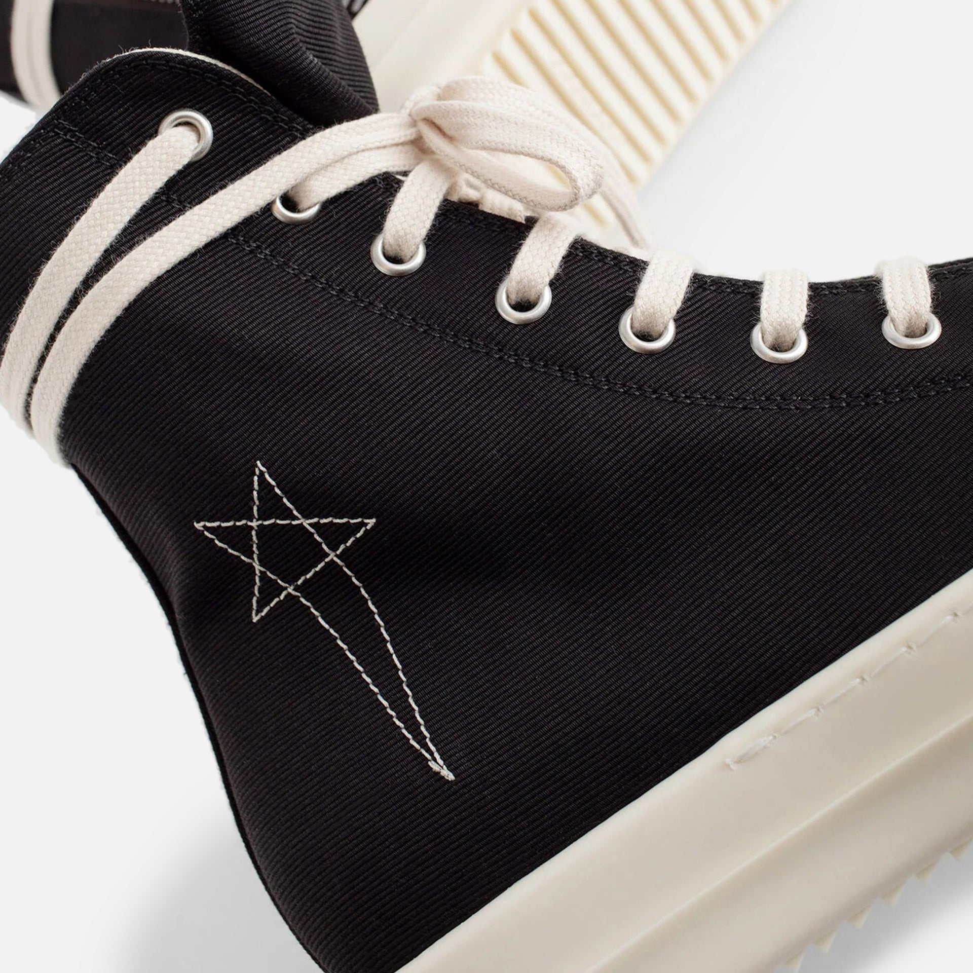 Baskets Rick Owens DRKSHDW pour femme - Noir / Perle / Lait / Lait