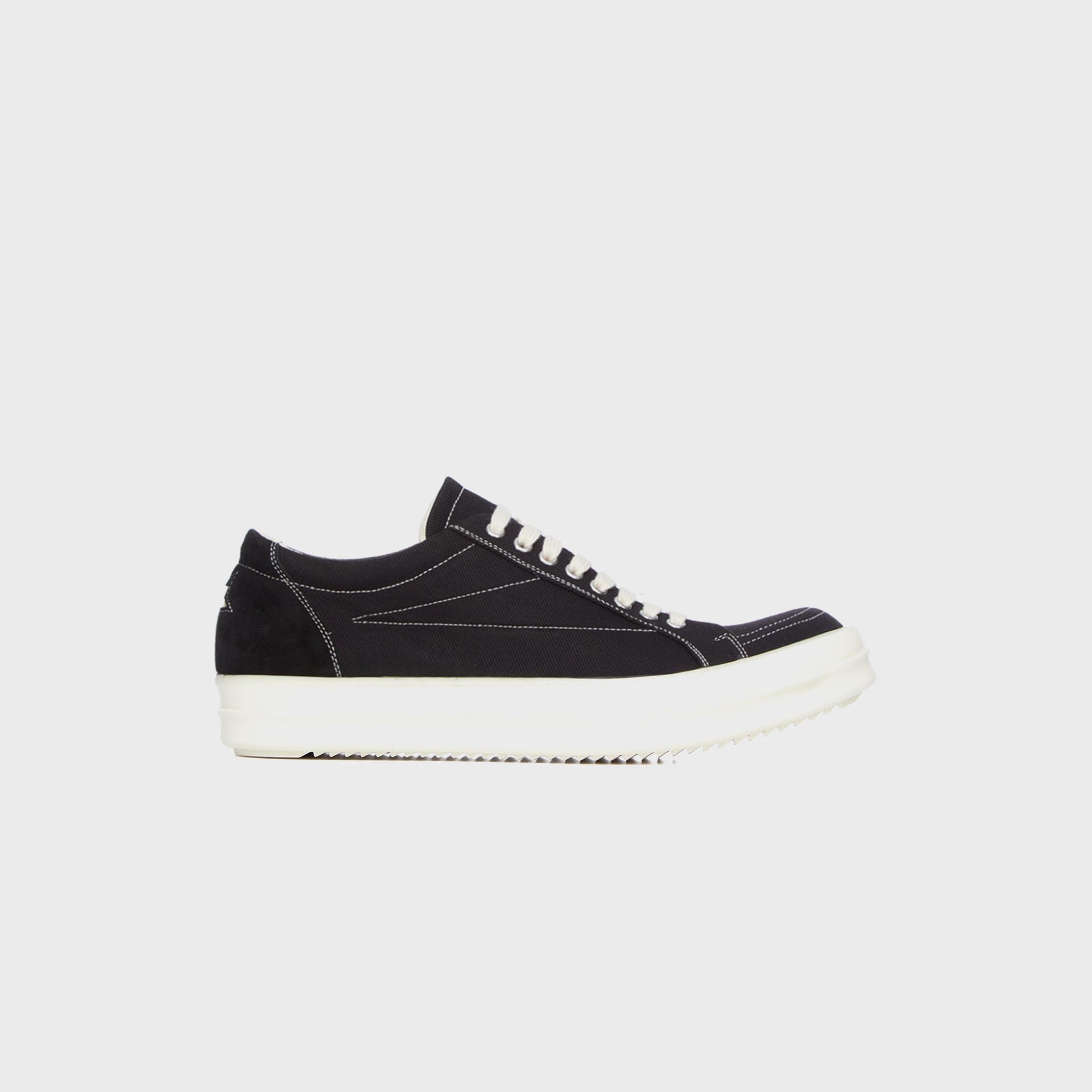 Rick Owens WMNS DRKSHDW Temple Star Applique Sneaks - Black / Milk
