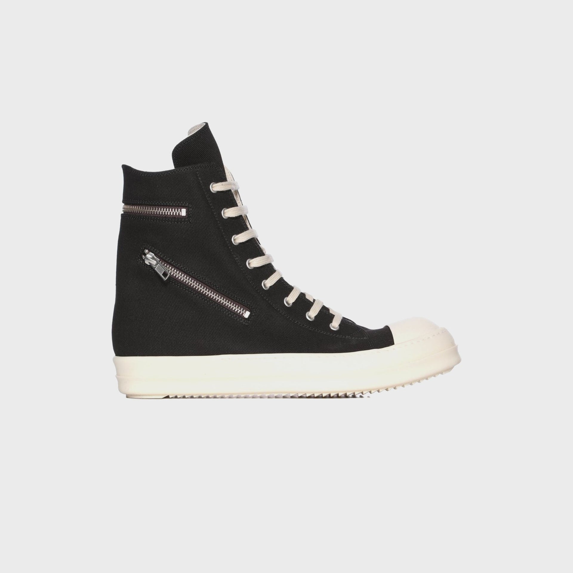 Rick Owens Cargo Sneaks - Black / Milk / Milk